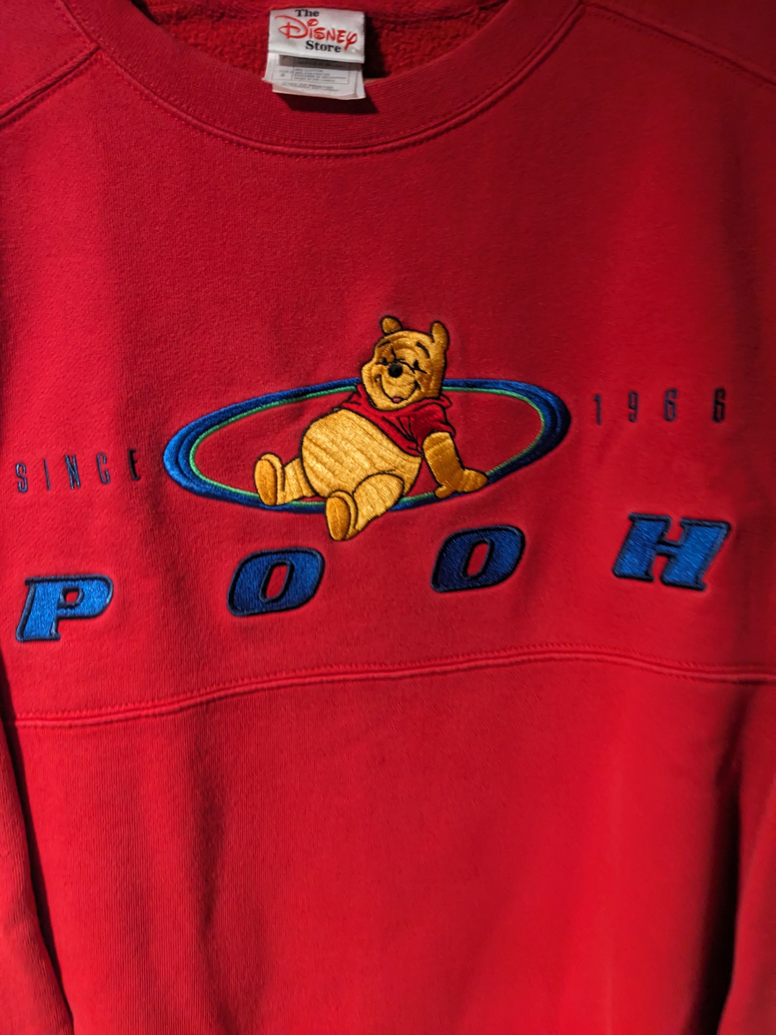 Disney × Vintage Vintage 90s Winnie the Pooh Disney Store Small Sweatshirt Size US S / EU 44-46 / 1 - 2 Thumbnail