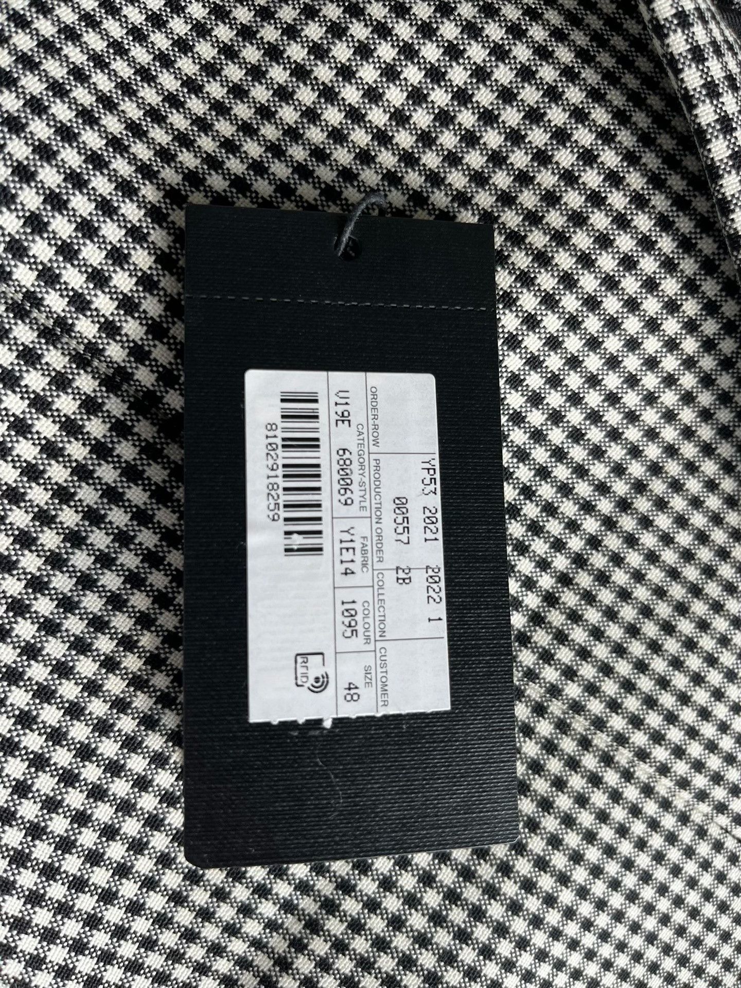 Saint Laurent Paris Saint Laurent Houndstooth Blazer Size US M / EU 48-50 / 2 - 4 Thumbnail