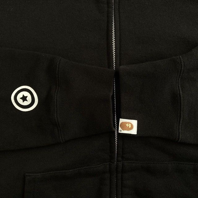 Bape BAPE WGM Shark full zip hoodie Black a bathing ape Size US M / EU 48-50 / 2 - 7 Thumbnail