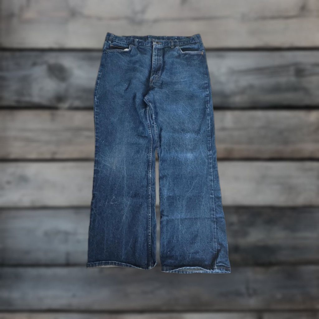 Vintage VINTAGE Bayly Jeans Men Blue 40x30 Denim Straight Regular Medium Wash 5-Pocket USA 80s 90s Logo Mens Size US 40 / EU 56 - 1 Thumbnail