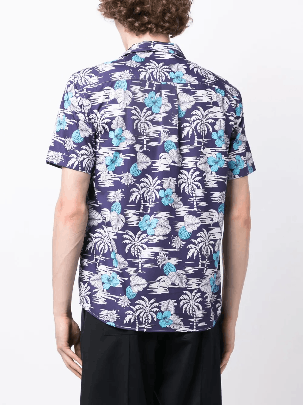 Other Palm Tree-Print Cotton Shirt Size US M / EU 48-50 / 2 - 2 Thumbnail
