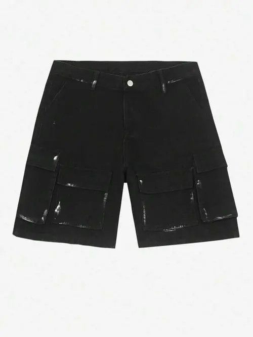 Japanese Brand Opium Cargo Y2k Shorts Jorts Size US 34 / EU 50 - 3 Thumbnail
