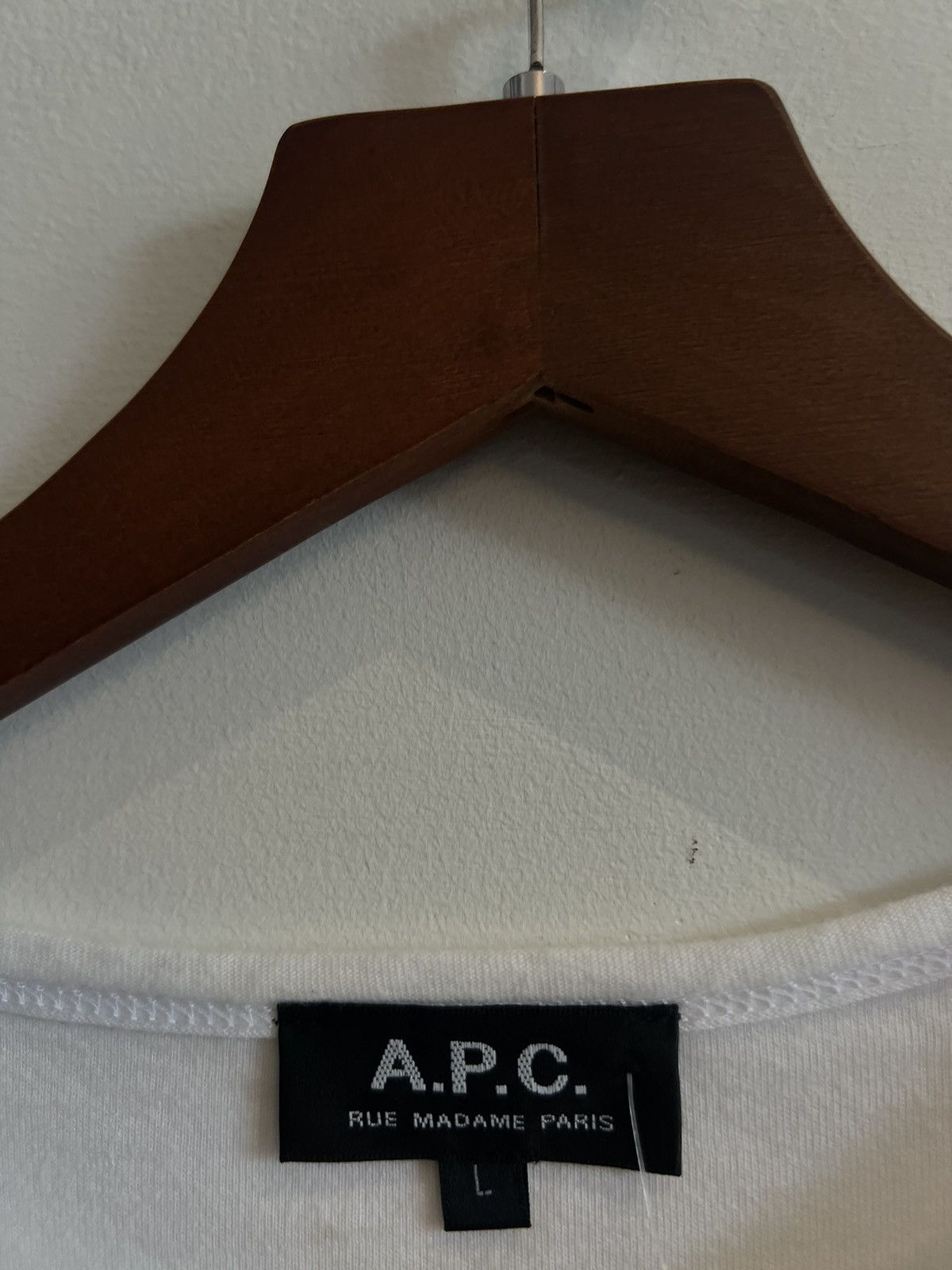 A.P.C. × Japanese Brand × Vintage APC RUE MADAME PARIS Y2K SMALL LOGO TEE Size US M / EU 48-50 / 2 - 4 Thumbnail