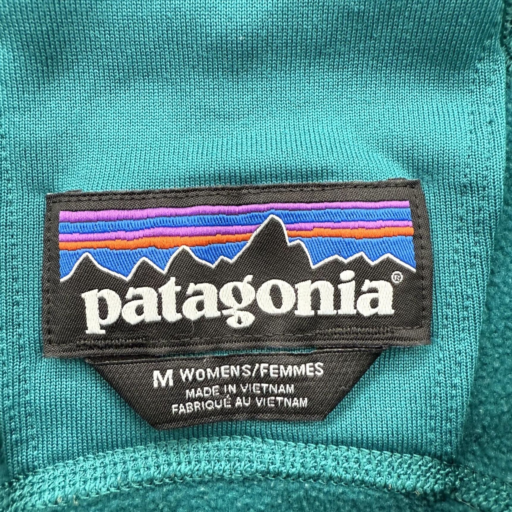 Patagonia Patagonia Pullover Womens Medium Blue Quarter Zip Stretch Outdoor Downstream Investments Logo Raglan Sleeve Mock Neck Athletic 1/4 Zip Size M / US 6-8 / IT 42-44 - 4 Thumbnail