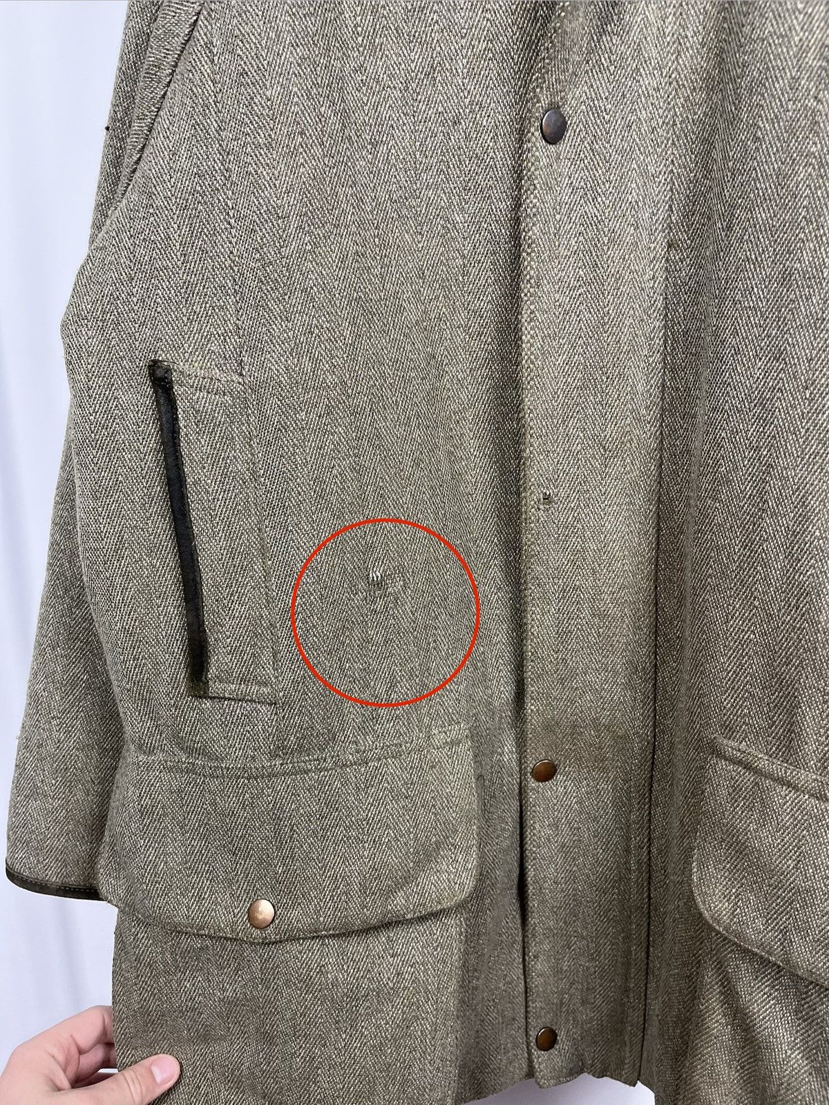 Other Milair British Millerain Tweed Wool Jacket Hunting Coat Size US L / EU 52-54 / 3 - 6 Thumbnail