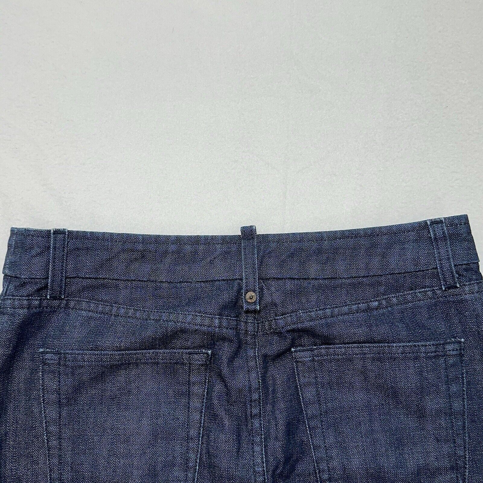 J.Crew J. Crew 29 Denim Pencil Mini Skirt Blue Jean Cotton Size 29" - 8 Thumbnail