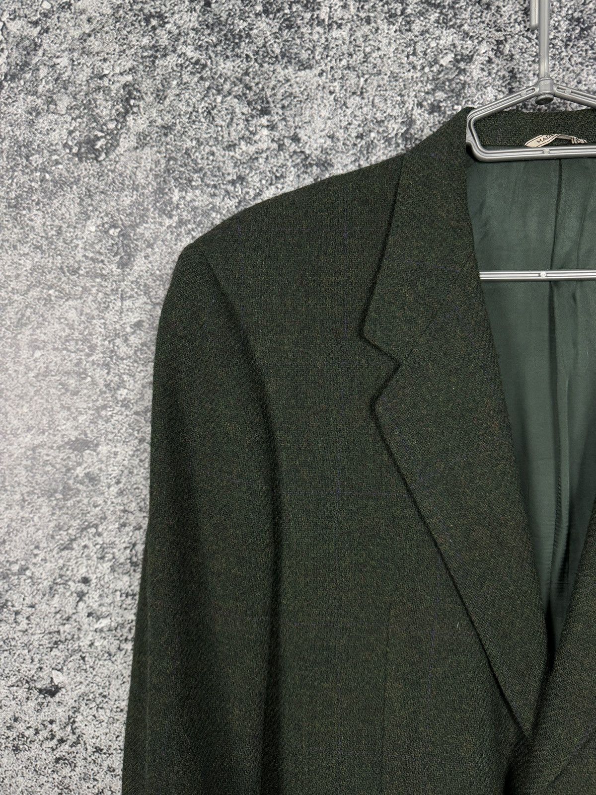 Harris Tweed Harris Tweed Wool Vintage Blazer Made in Italy Size M-L Size 44S - 3 Thumbnail