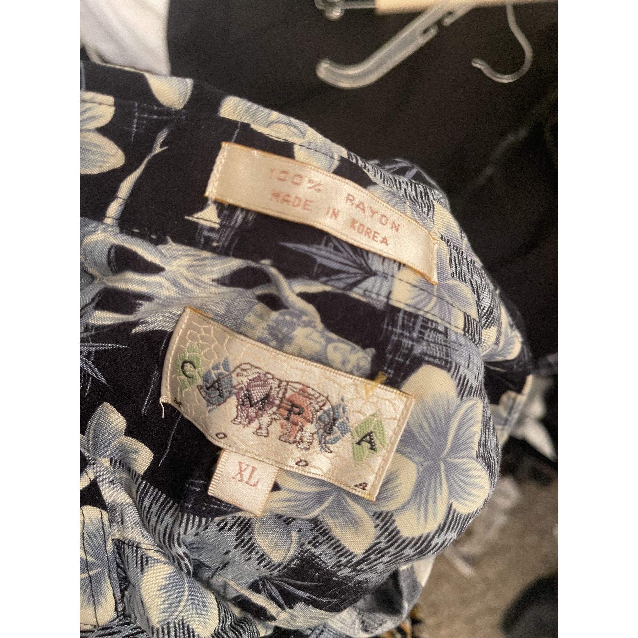 Other VTG 90s Campia Moda Men's XL Hawaiian Hula Girls Button Up S Size US XL / EU 56 / 4 - 6 Thumbnail