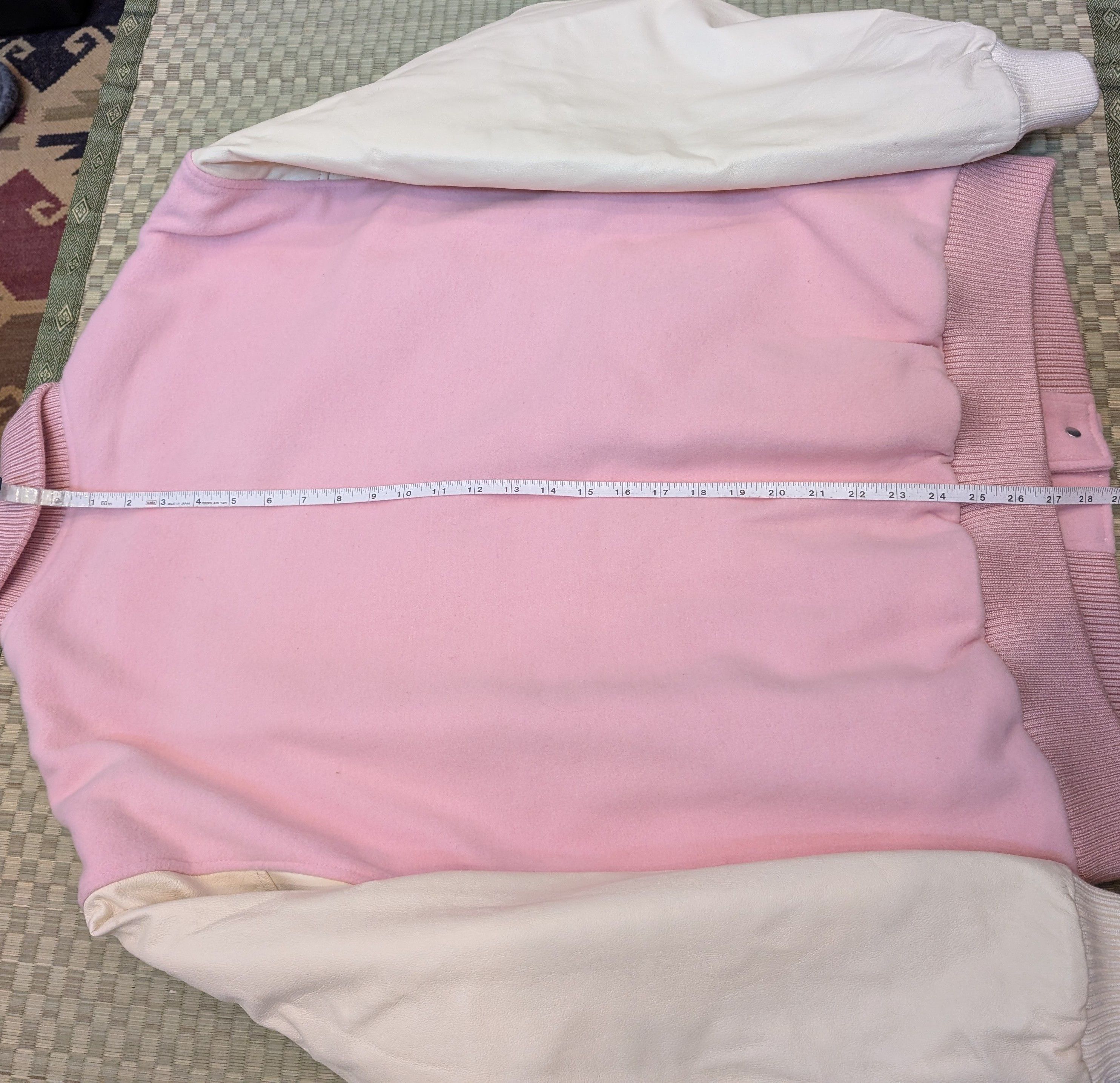 Golf Wang RARE Golf Wang Pink Wool Leather Varsity Jacket Size US XL / EU 56 / 4 - 6 Thumbnail