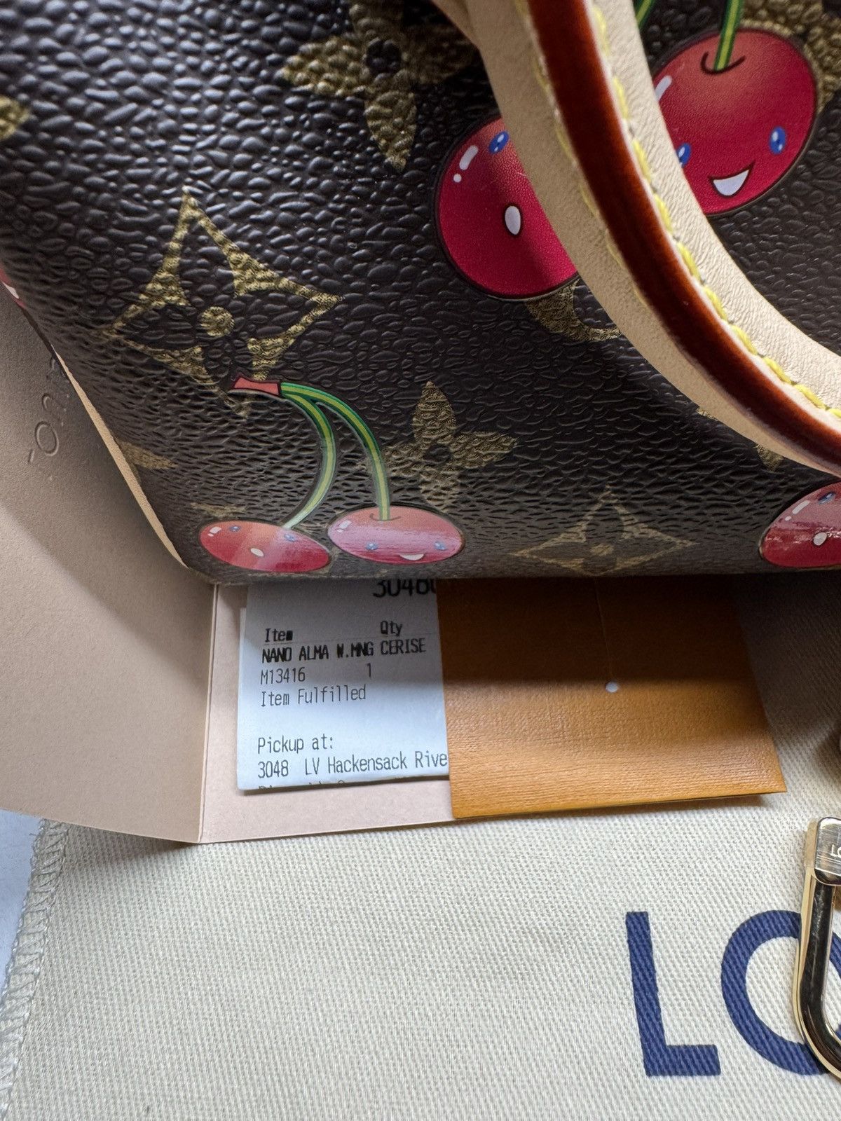 Louis Vuitton × Takashi Murakami Louis Vuitton x TM 2025 Cherry 🍒 Speedy 20 Bandouliere ⭐️ Size ONE SIZE - 4 Thumbnail