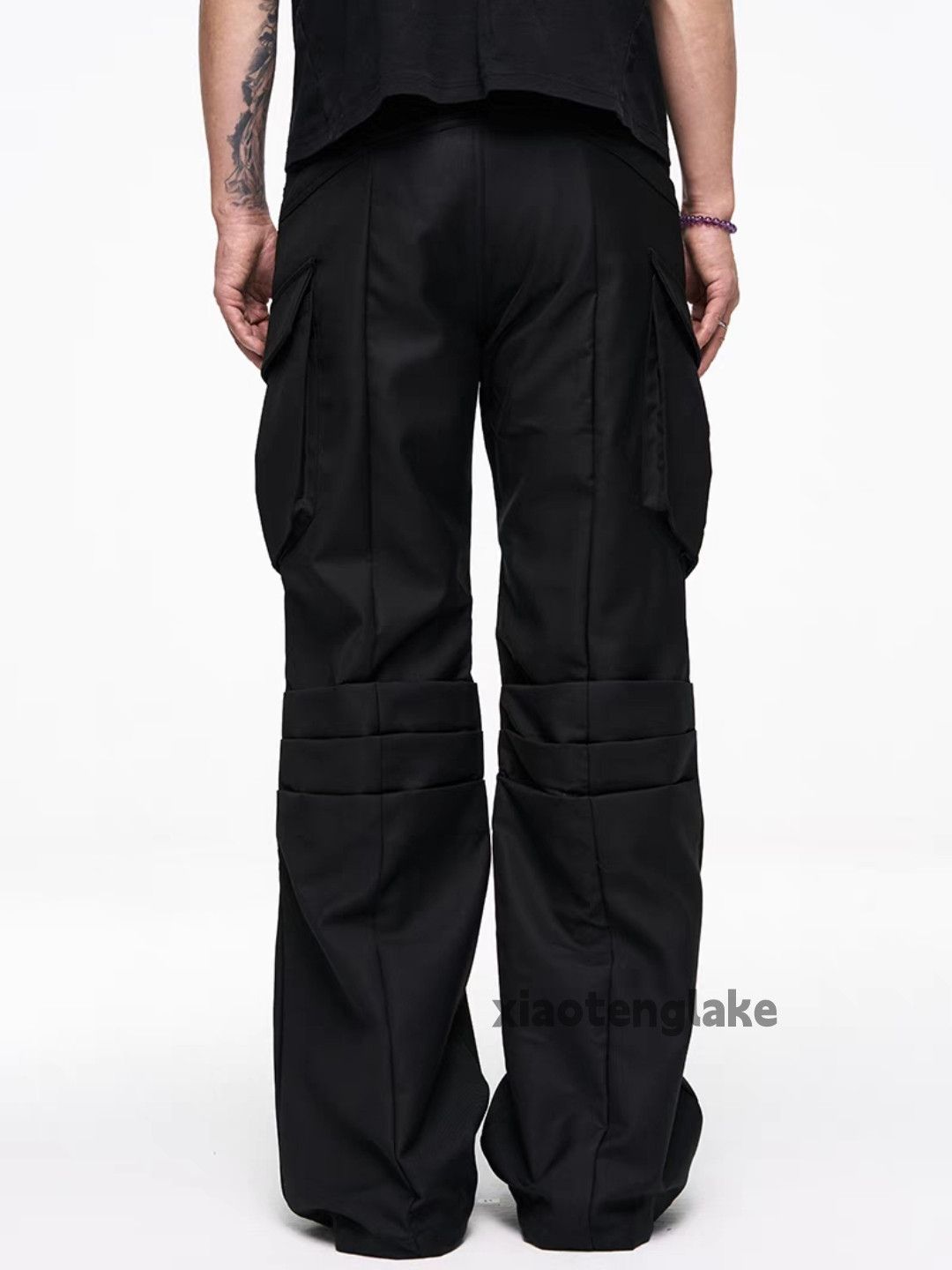 Designer × Japanese Brand × Vintage military outdoor tactical bootcut pleated cargo pants Size US 34 / EU 50 - 2 Thumbnail