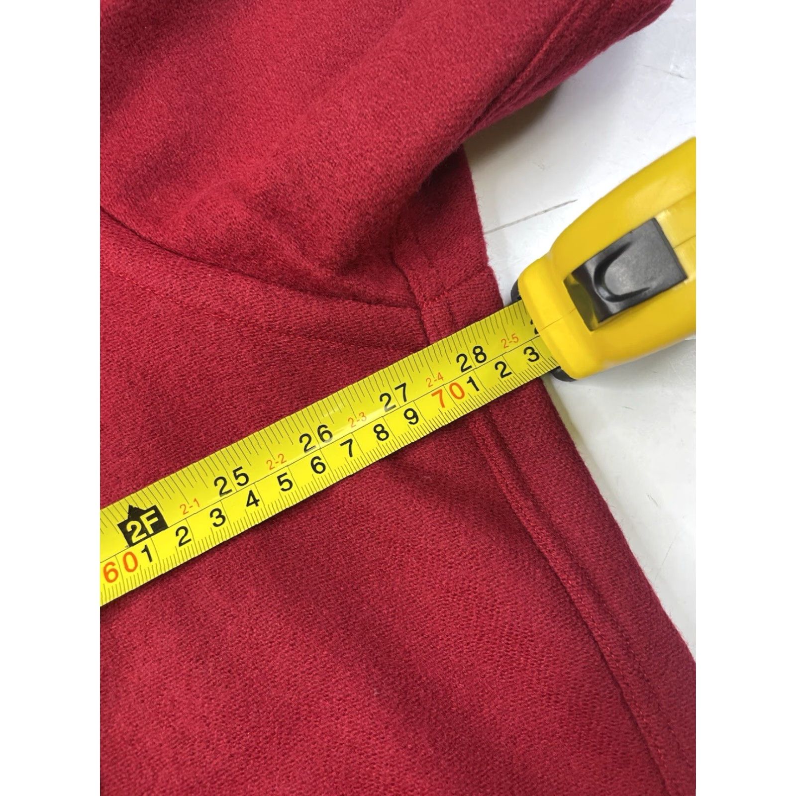 Polo Ralph Lauren VINTAGE Polo Ralph Lauren Shirt Mens XL Red Wool Flannel Heavyweight Button-Front Polo Ralph Lauren Shirt Size US XL / EU 56 / 4 - 6 Thumbnail