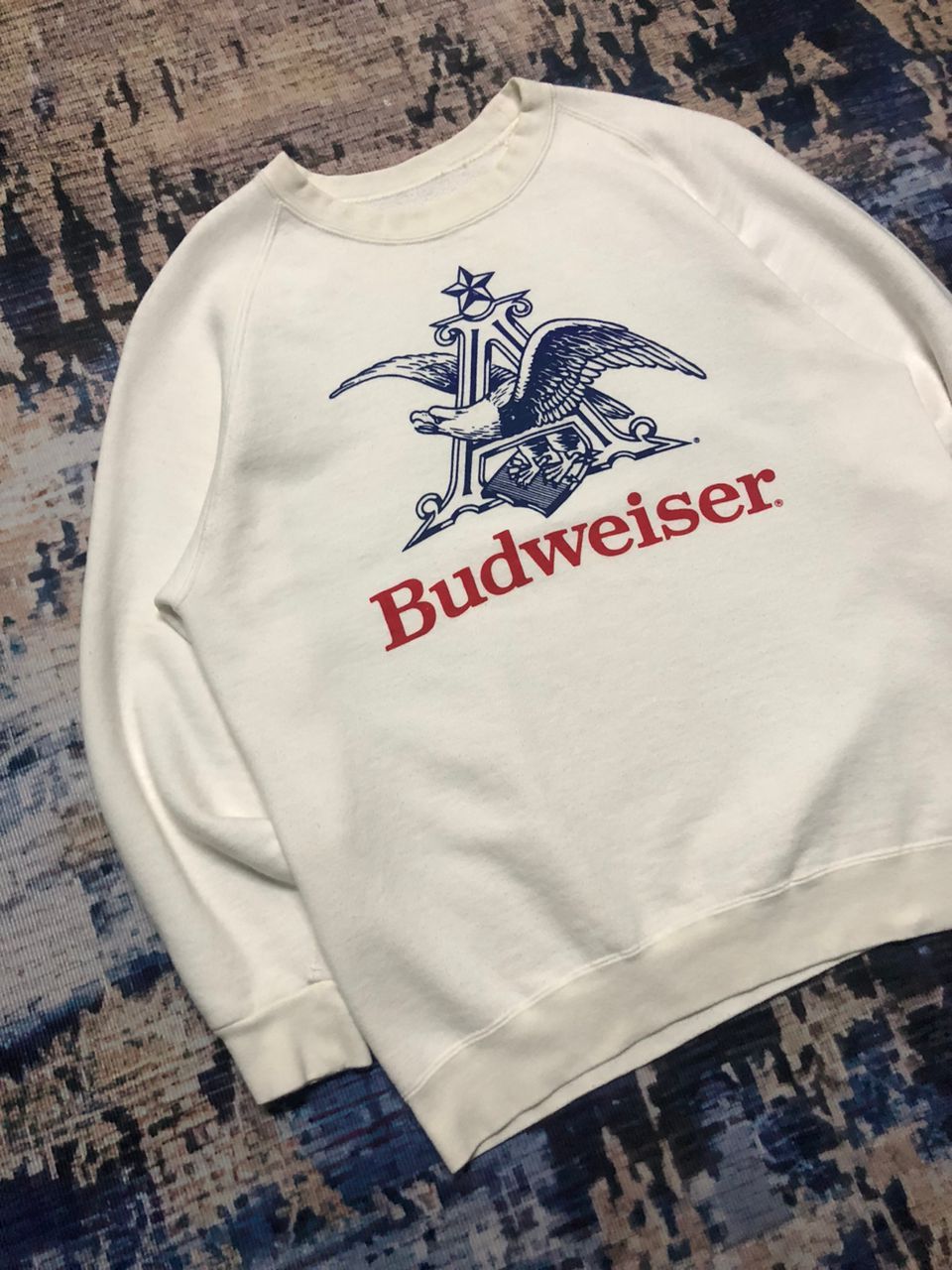 Budweiser Vintage 90s Budweiser Snack Honey Buds Crewneck Sweatshirt Size US S / EU 44-46 / 1 - 4 Thumbnail