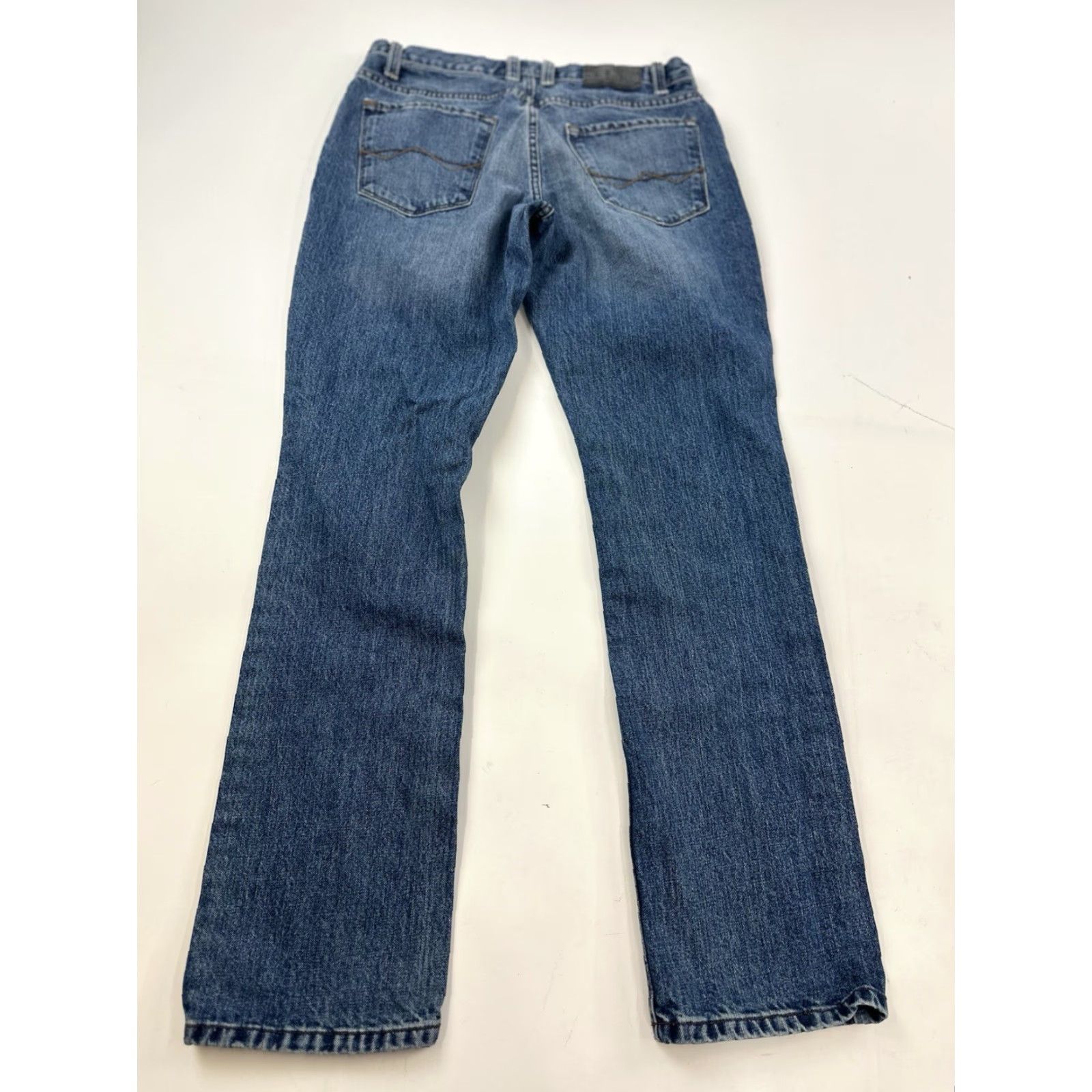 Vintage Free World Jeans Men’s 33 Blue Denim Messenger Skinny Size US 33 - 2 Thumbnail