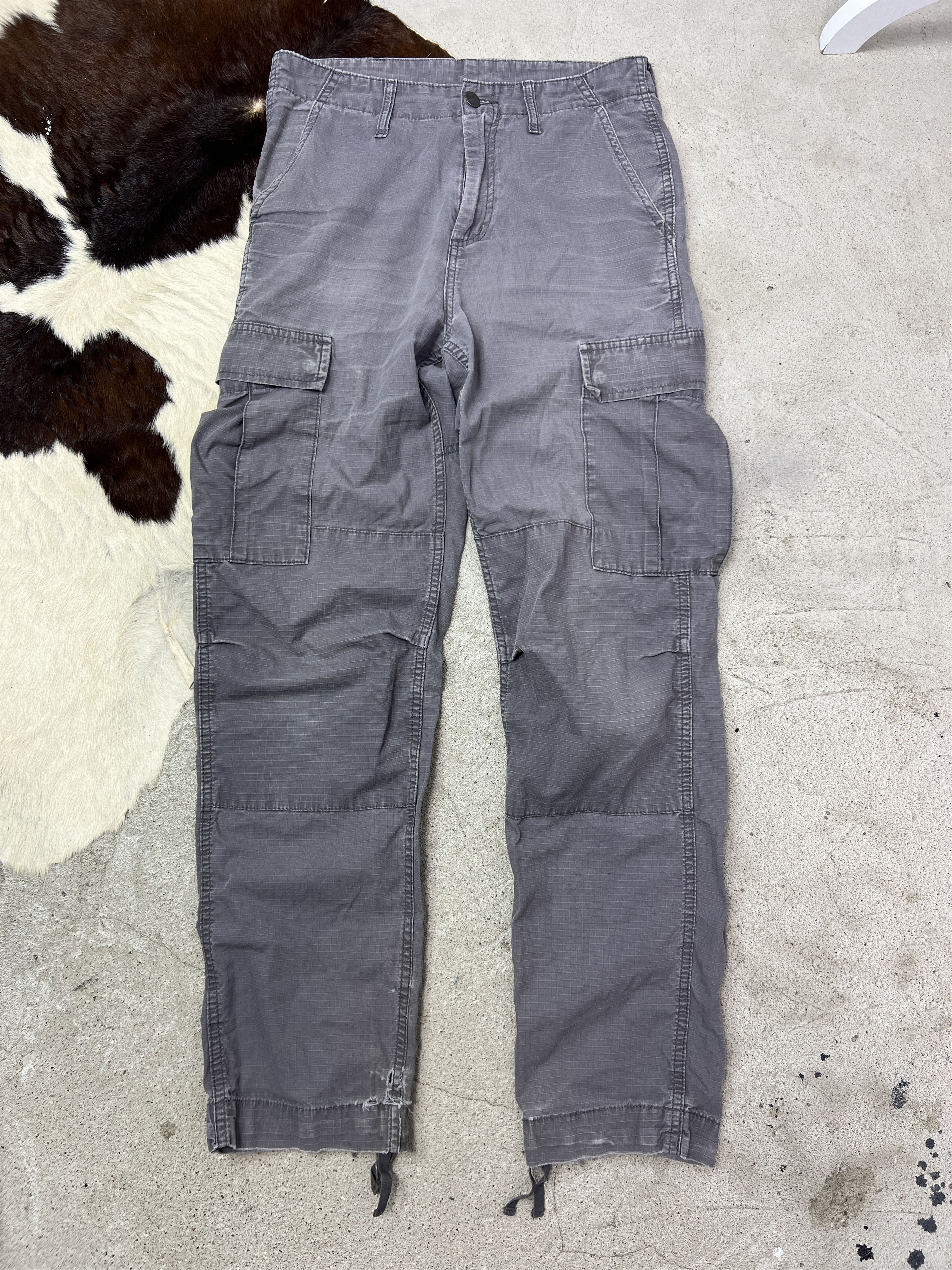 Carhartt Vintage Carhartt Trashed Faded&Washed Pants Y2K Size US 28 / EU 44 - 1 Thumbnail
