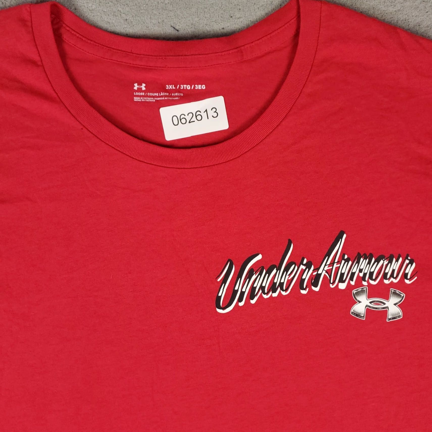 Under Armour VINTAGE Under Armour Shirt Mens 3XL Red Logo T-Shirt Crew Neck Short Sleeve Adult Red Under Armour HeatGear Sports Mens Size US XXL / EU 58 / 5 - 3 Thumbnail