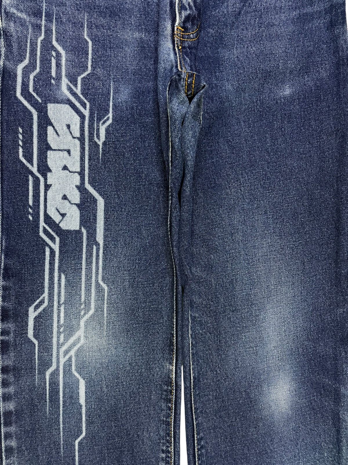 Edwin Vintage Edwin 403 Blue Wash Distressed Jeans Size US 29 - 5 Thumbnail