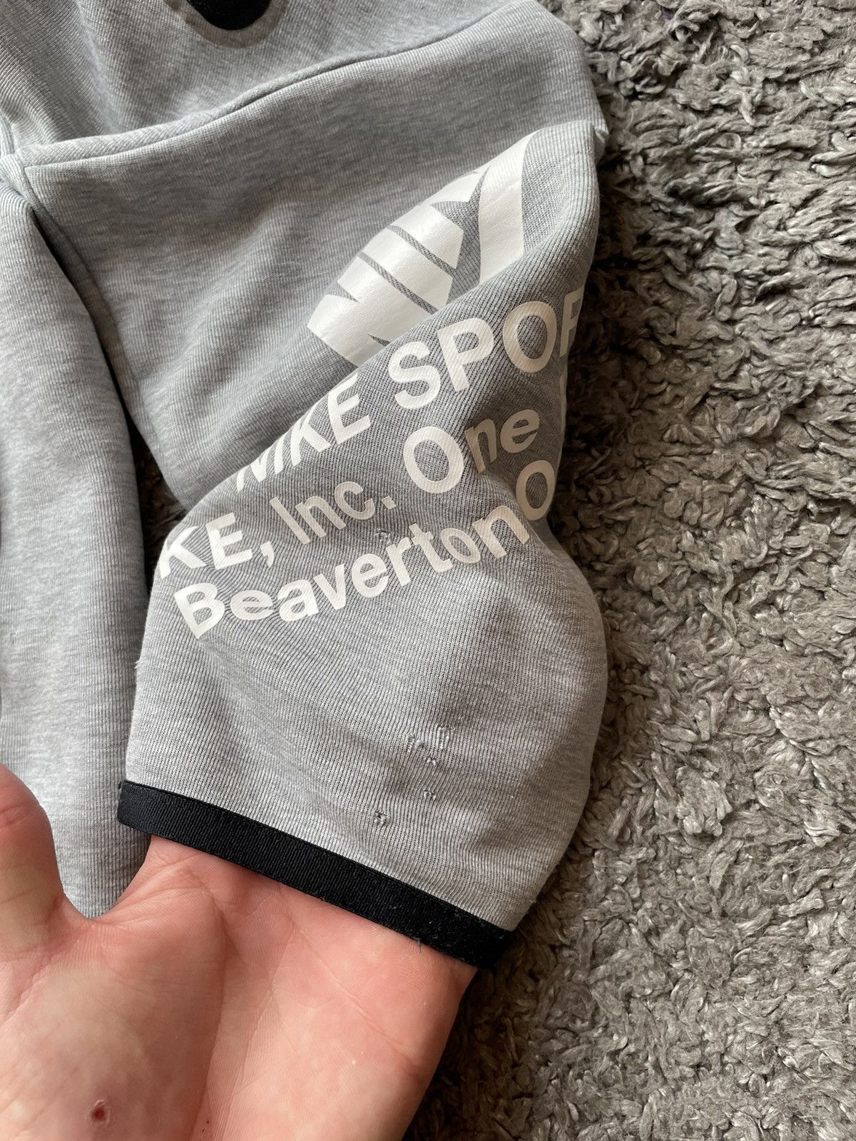 Nike × Vintage Nike Tech-Fleece Zip-Hoodie Streetwear Vintage Big Logo Size US M / EU 48-50 / 2 - 7 Thumbnail