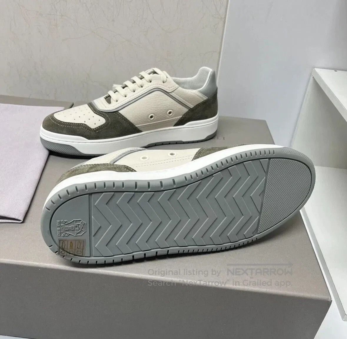 Brunello Cucinelli Brunello Cucinelli Men's Retro Sneakers. Size US 6 / EU 39 - 7 Thumbnail