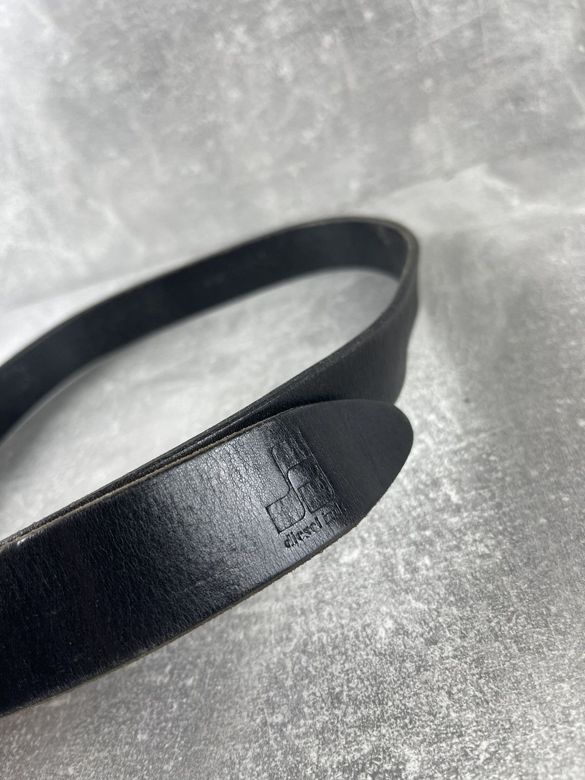 Diesel Diesel Vintage Leather Belt Black Minimalist Buckle 2000s Size ONE SIZE - 3 Thumbnail