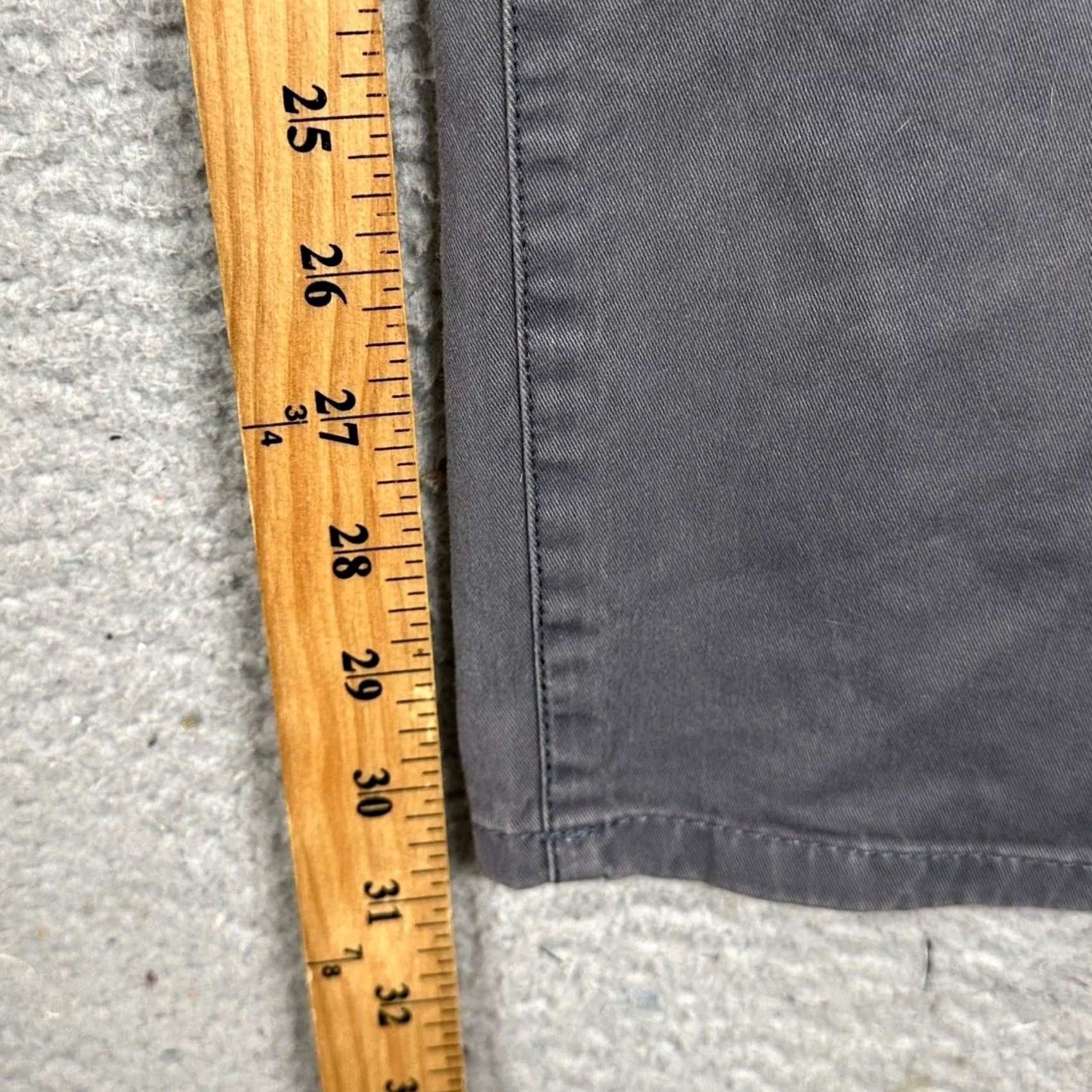 Bonobos Bonobos Slim Chino Pants Mens 38 Size 38 Inseam 31 Gray Stretch Twill Casual Workwear Pockets Flat Front Button Zip Size US 38 / EU 54 - 7 Thumbnail
