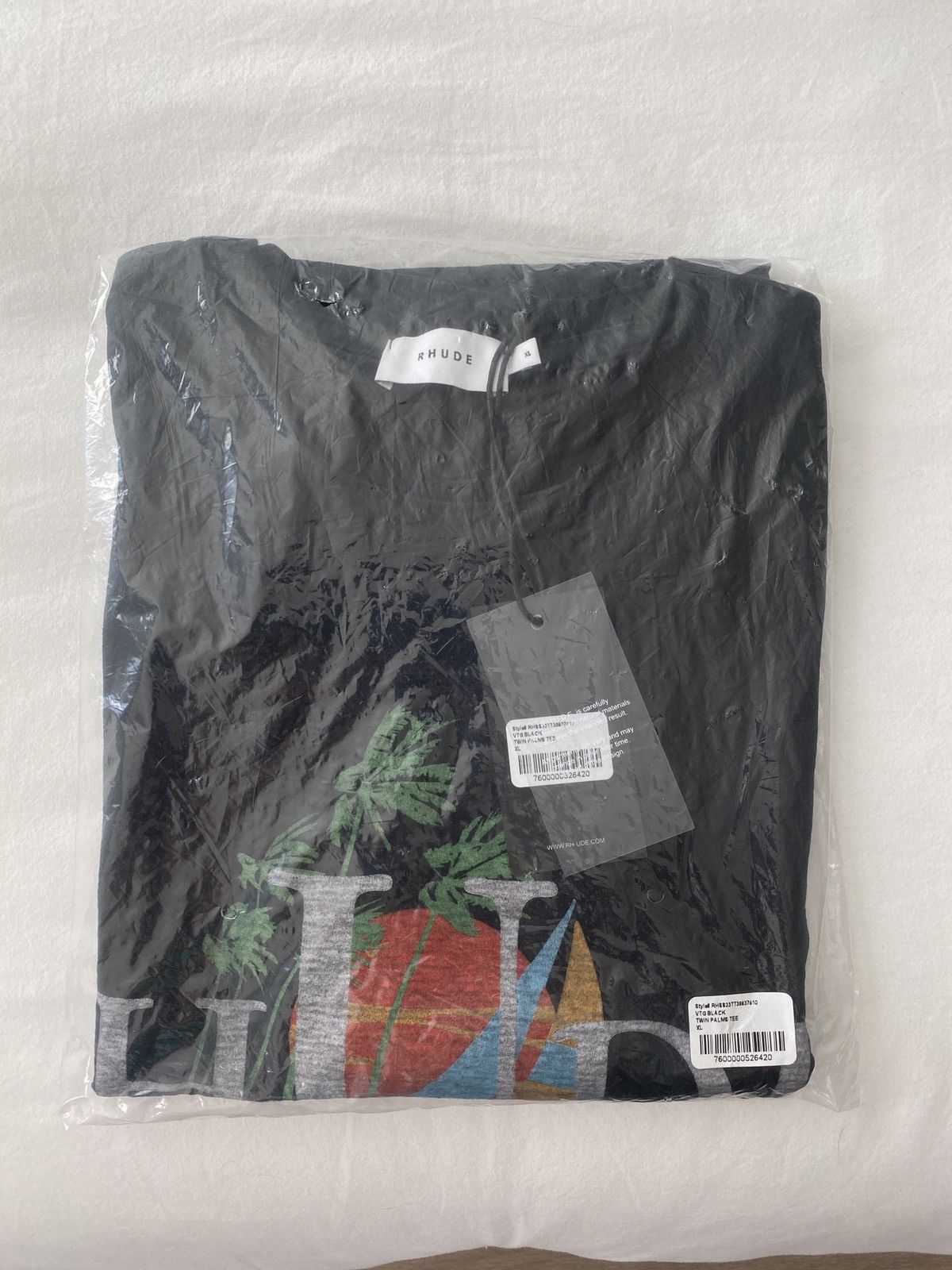 Rhude Rhude Tropics St Barths Twin Palms Tee Size US XL / EU 56 / 4 - 9 Thumbnail