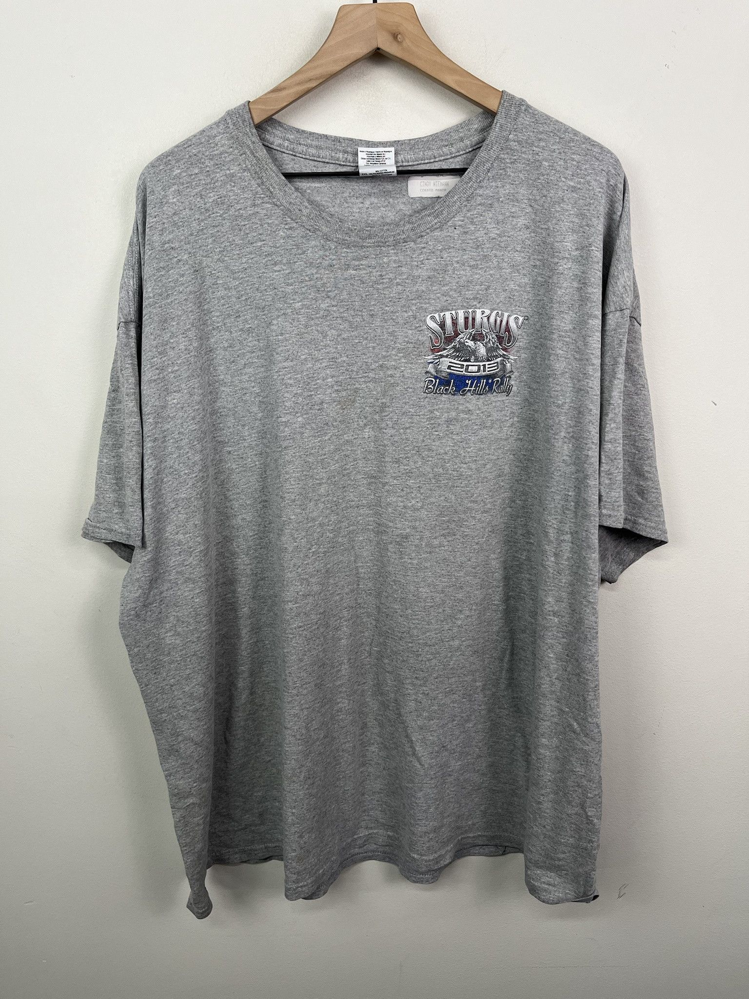 Vintage Vintage Sturgis Motorcycle Black Hills Rally Oversized T Shirt Harley Davidson Size 3XL Size US XXL / EU 58 / 5 - 1 Thumbnail