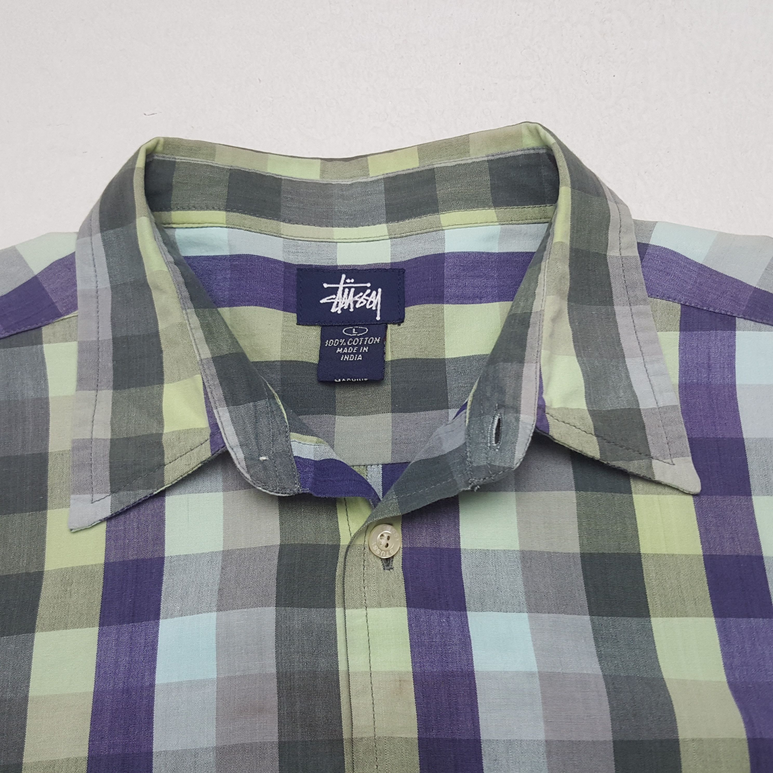 Stussy × Vintage Vintage Stussy American Streetwear Style Shirt C276N44 Size US XL / EU 56 / 4 - 5 Thumbnail