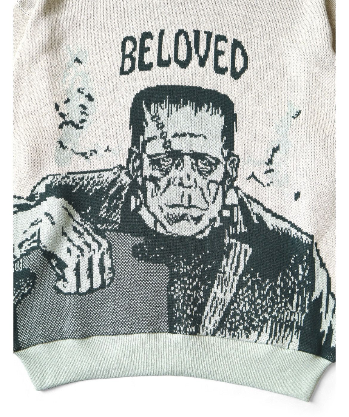 Kapital 8G Jacquard Knit hoodie Sweater (BELOVED Mr_) size 3 Size US L / EU 52-54 / 3 - 5 Thumbnail