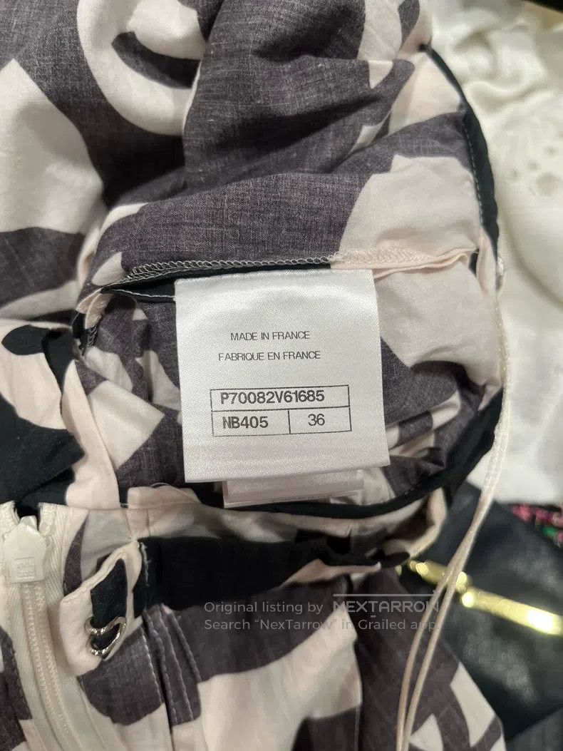 Chanel Chanel 21p black and white wavy dress Size XS / US 0-2 / IT 36-38 - 4 Thumbnail