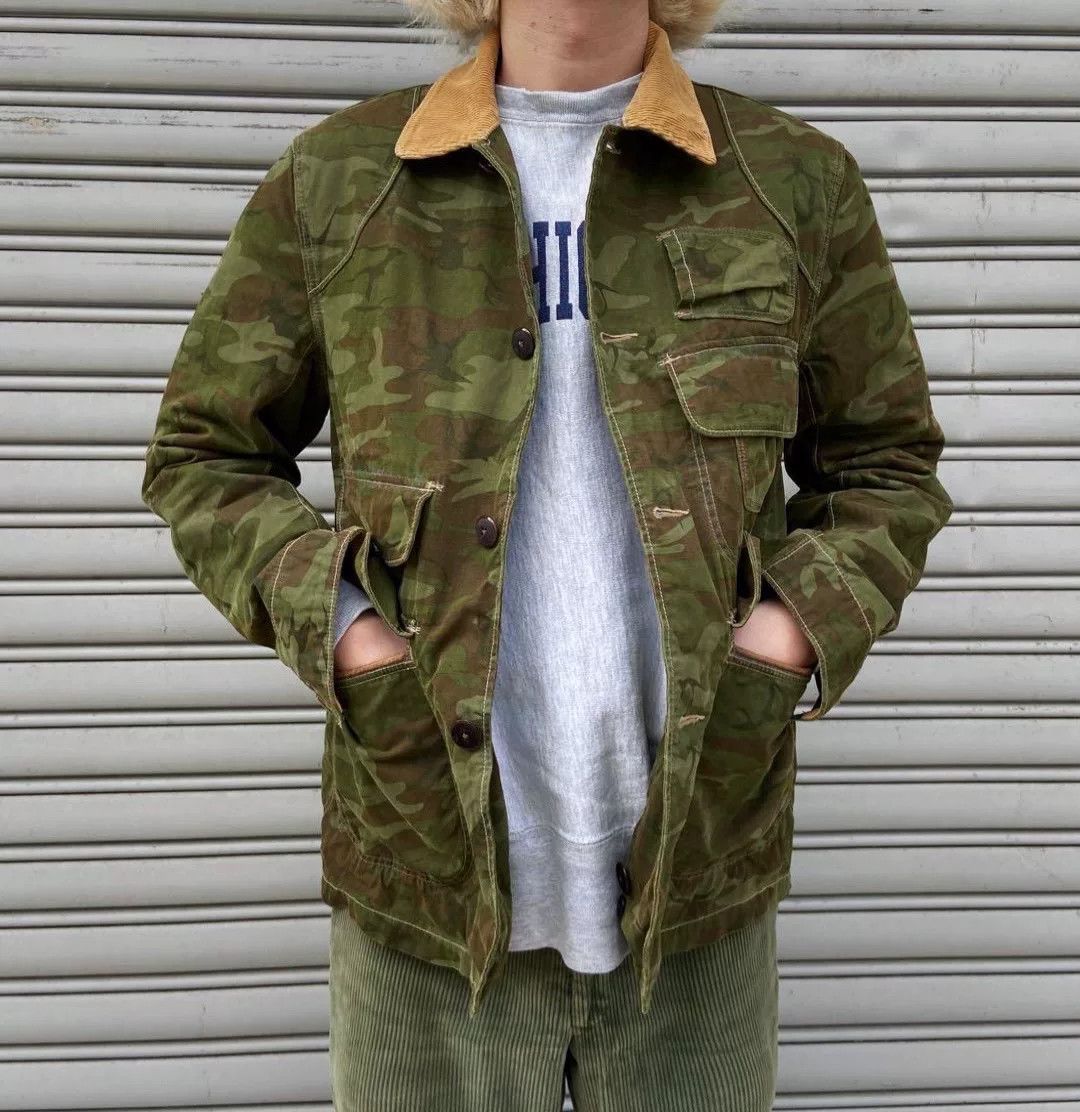 Vintage Vintage Polo Ralph Lauren Camouflage Jacket Size US S / EU 44-46 / 1 - 1 Thumbnail