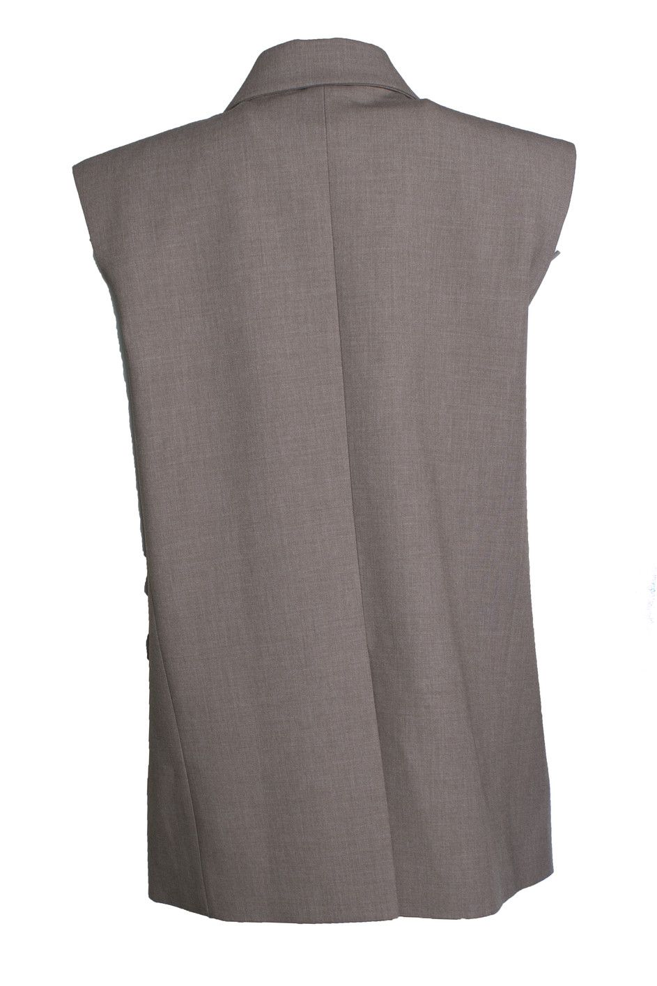 Other 3.Another, taupe double breasted vest Size S / US 4 / IT 40 - 3 Thumbnail