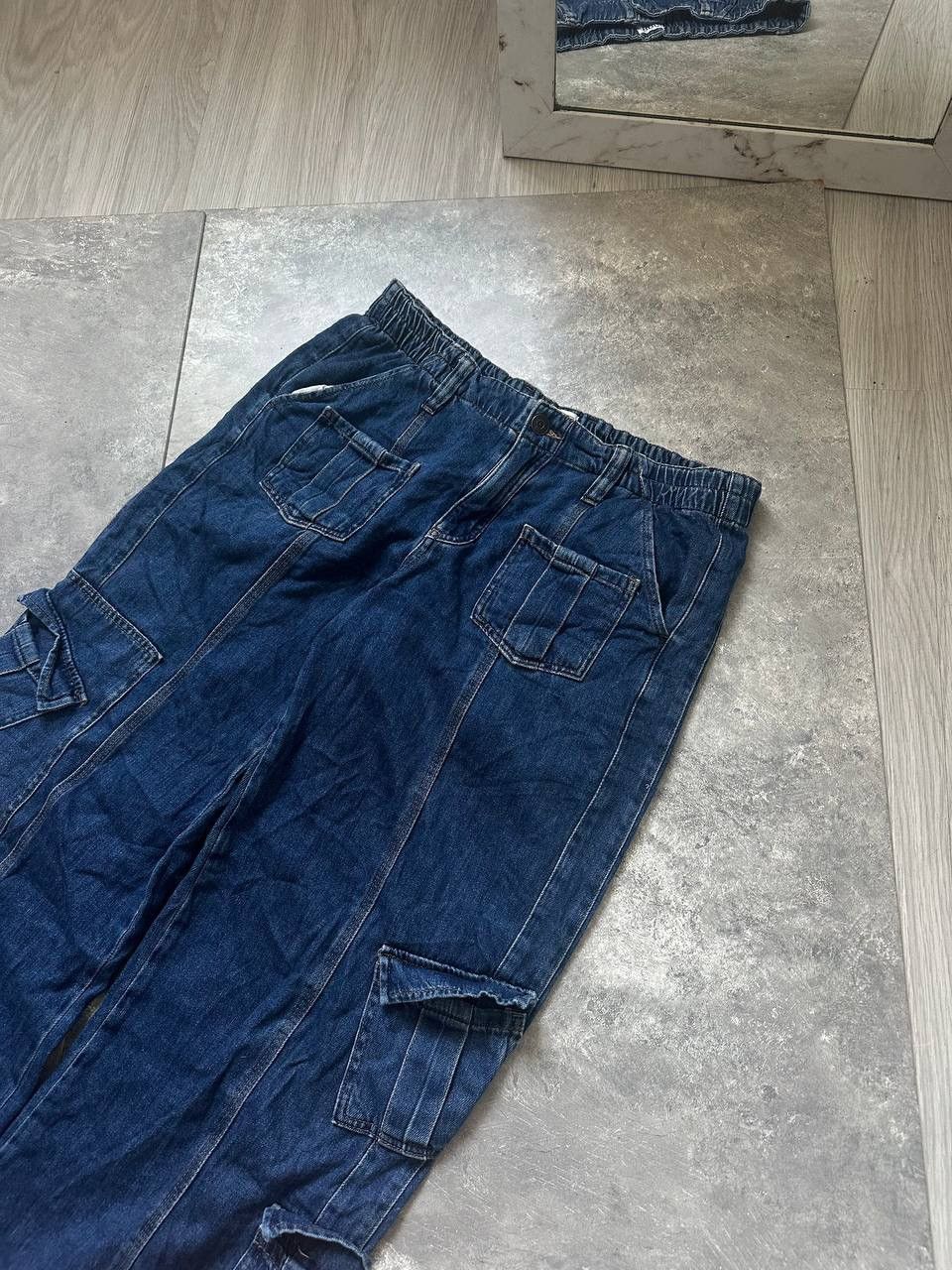 BAGGY CARGO MULTIPOCKET Y2K DENIM JEANS