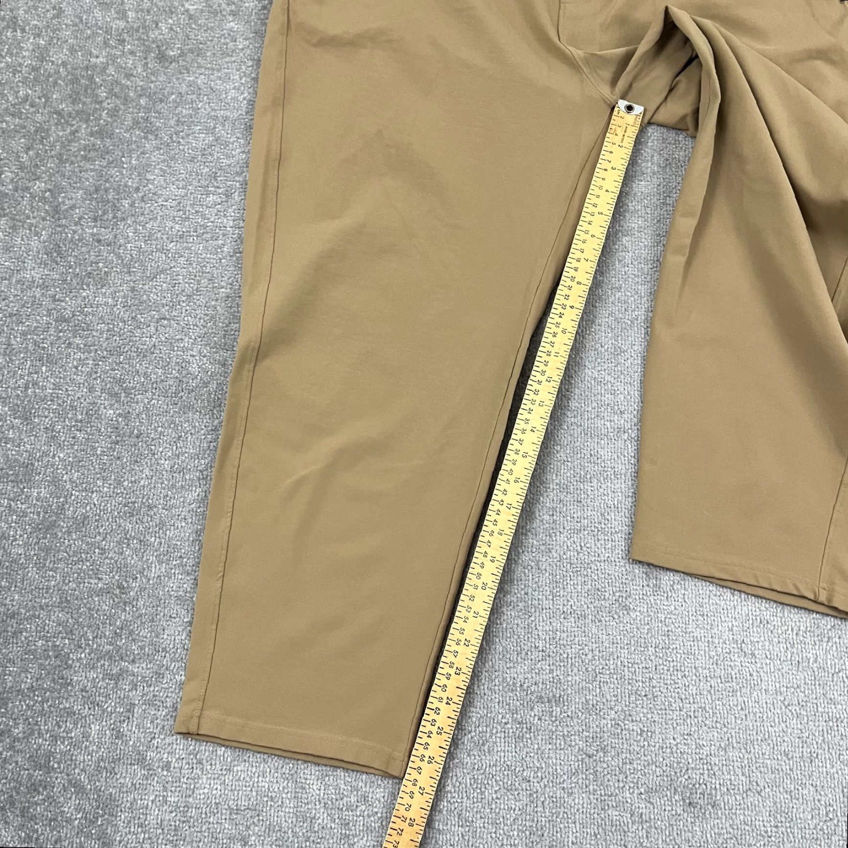 Vintage Public Rec Daymaker Pants Men 42 x 27 Brown Tapered Leg Athleisure Pants Regular 42 in Brown Mens Size US 42 / EU 58 - 5 Thumbnail