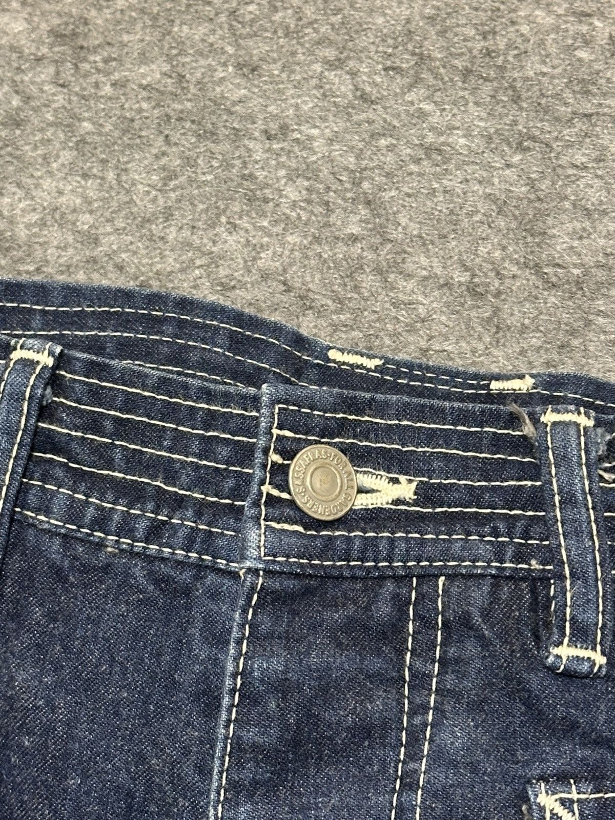 Sassafras Sassafras Japanese gardener denim work pants. Size US 33 - 12 Thumbnail