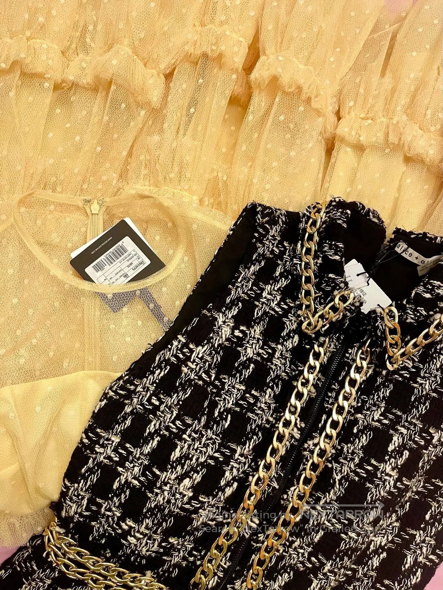 Valentino Red Valentino Yellow Tulle Princess Dress. Size US S / EU 44-46 / 1 - 4 Thumbnail