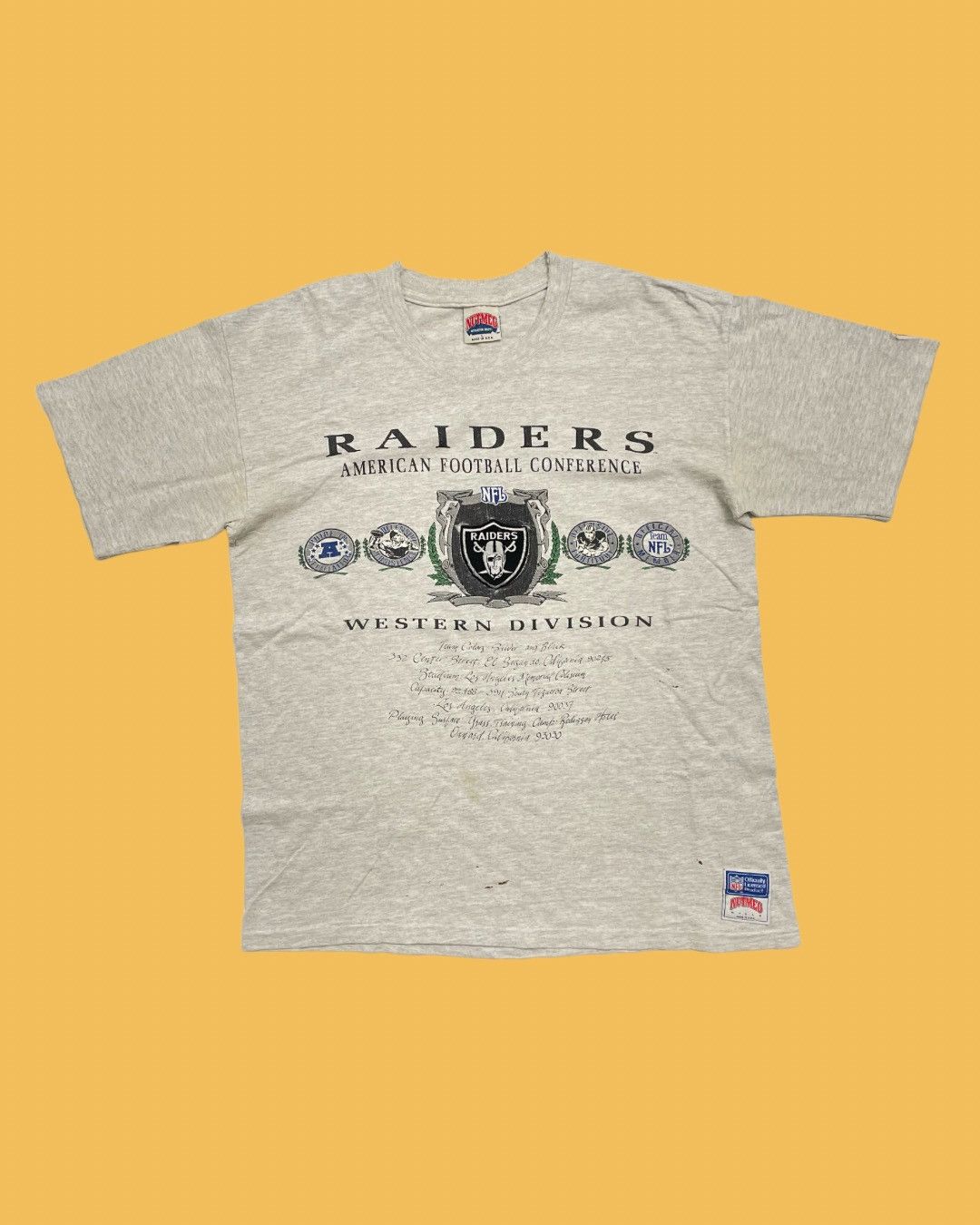 Nutmeg Vintage Raider Football Team NFL T-shirt Promo Size US L / EU 52-54 / 3 - 1 Thumbnail