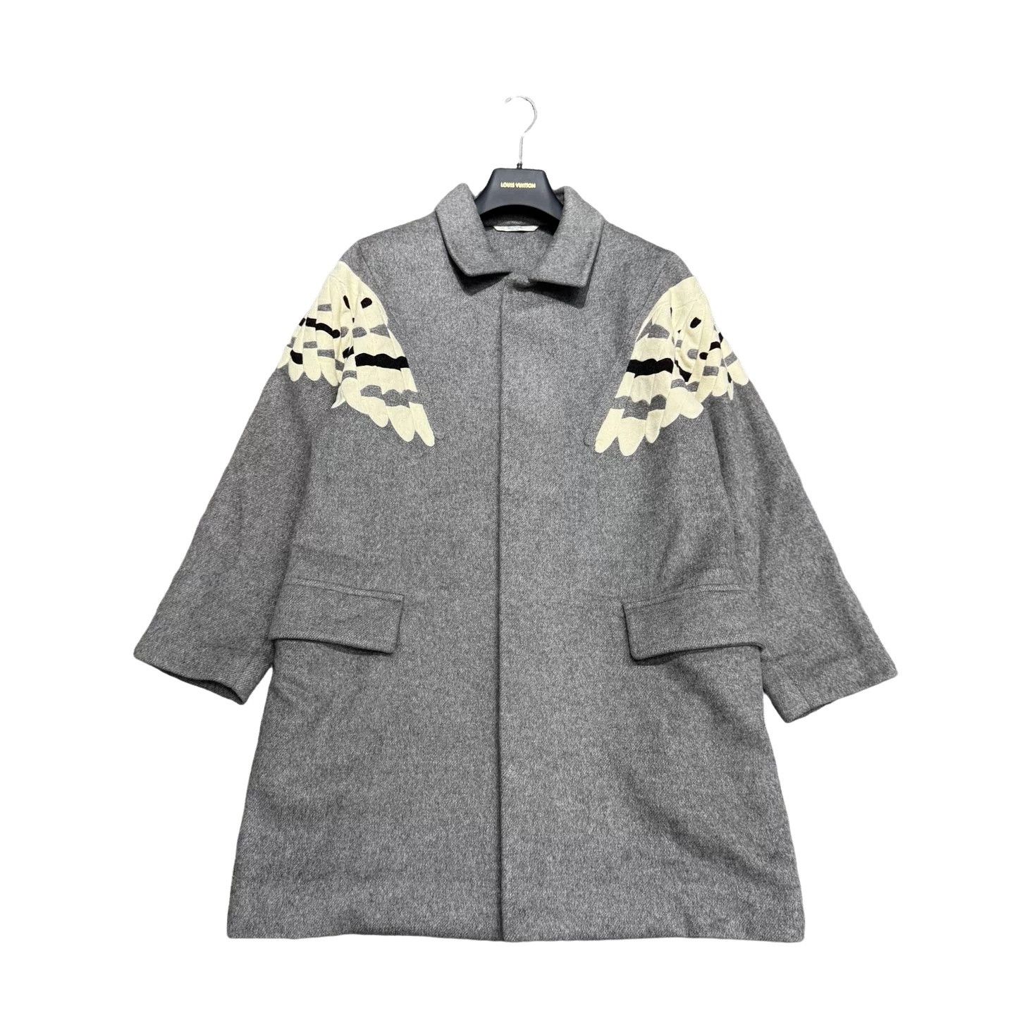 Valentino Valentino Owl Intarsia Cashmere Coat Size 46 Size US S / EU 44-46 / 1 - 1 Thumbnail