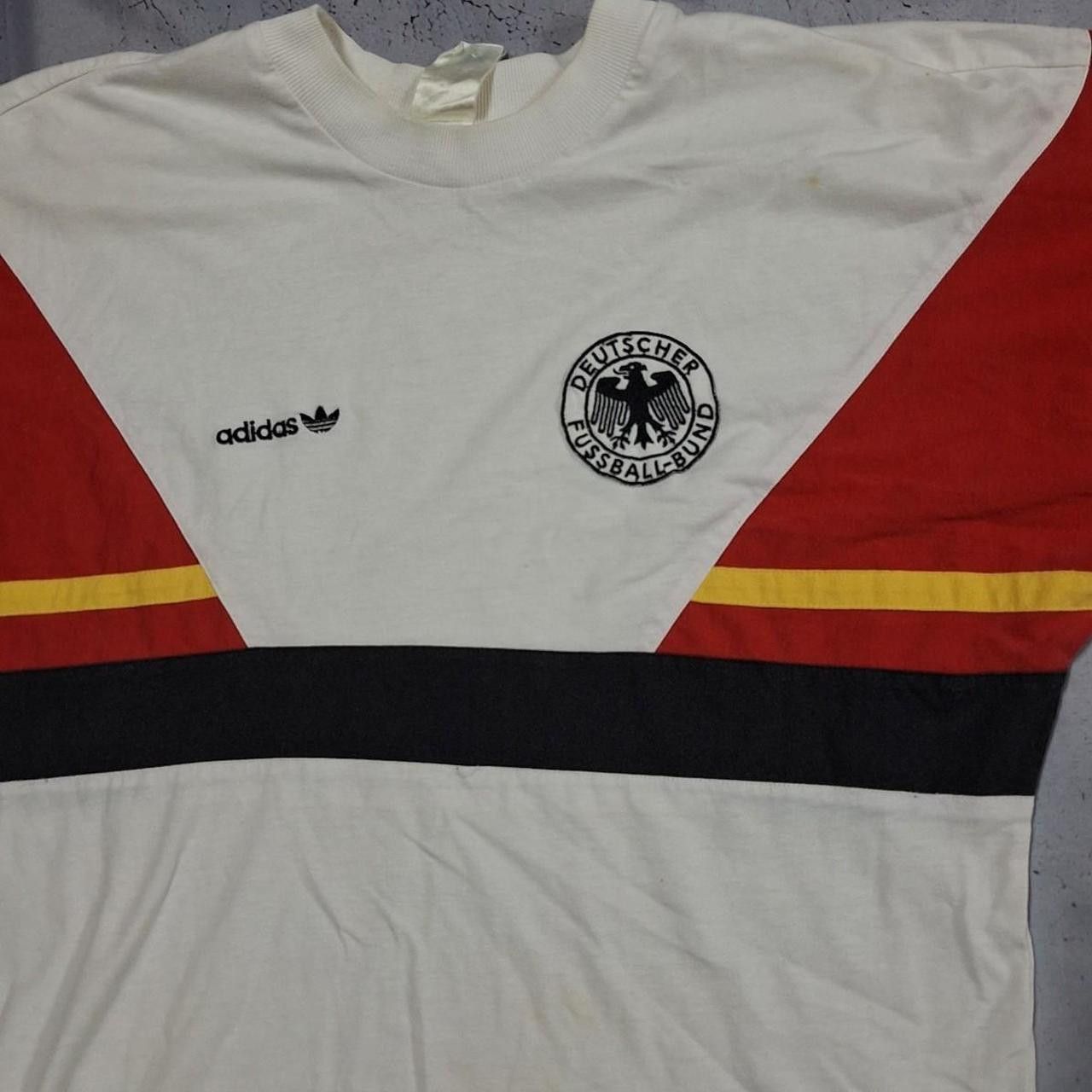 Adidas Adidas Germany 1988 World Cup soccer jersey - white & red Size US M / EU 48-50 / 2 - 2 Thumbnail