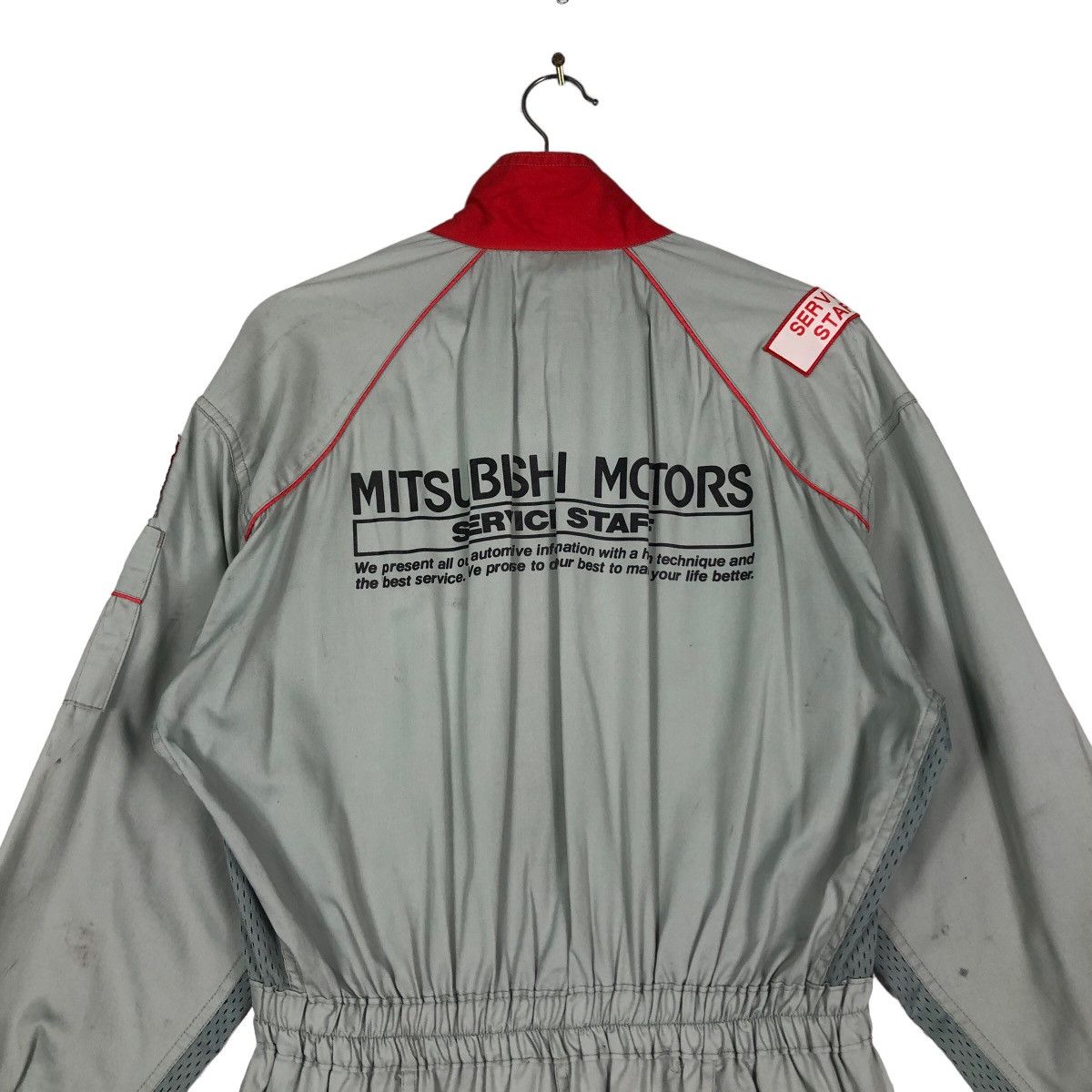 Japanese Brand 🔥90’s Vintage Coverall Racing Wear Mitsubishi Motors Size US 32 / EU 48 - 10 Thumbnail