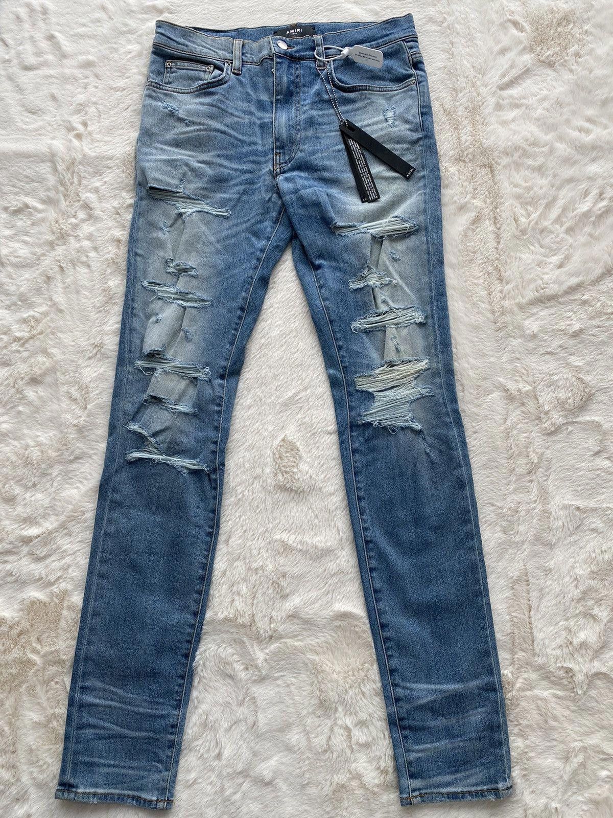 Sz 3234 Amiri Indigo Thrasher Jeans