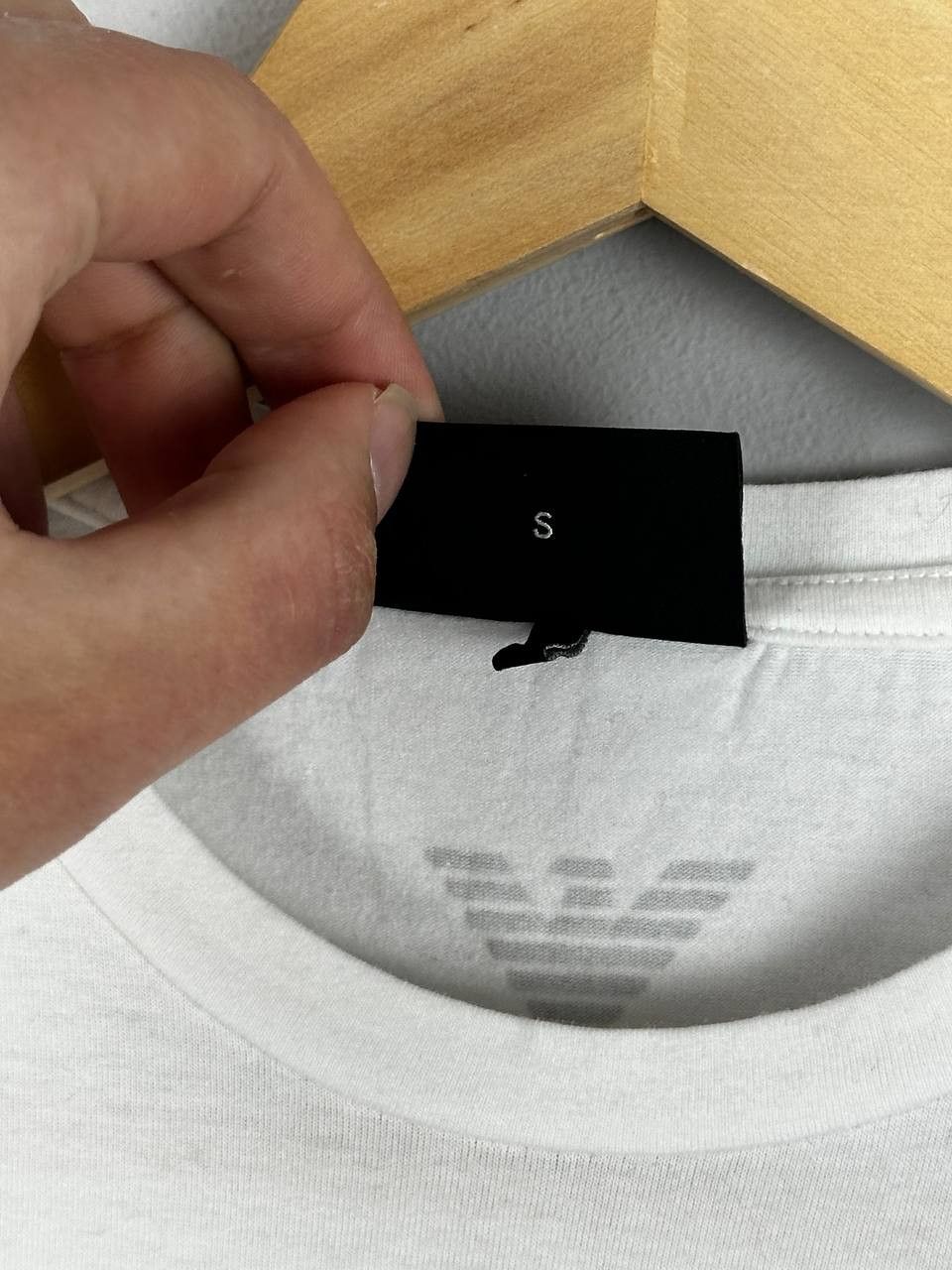 Emporio Armani Luxury Emporio Armani Big Logo White T Shirt Size S / US 4 / IT 40 - 6 Thumbnail
