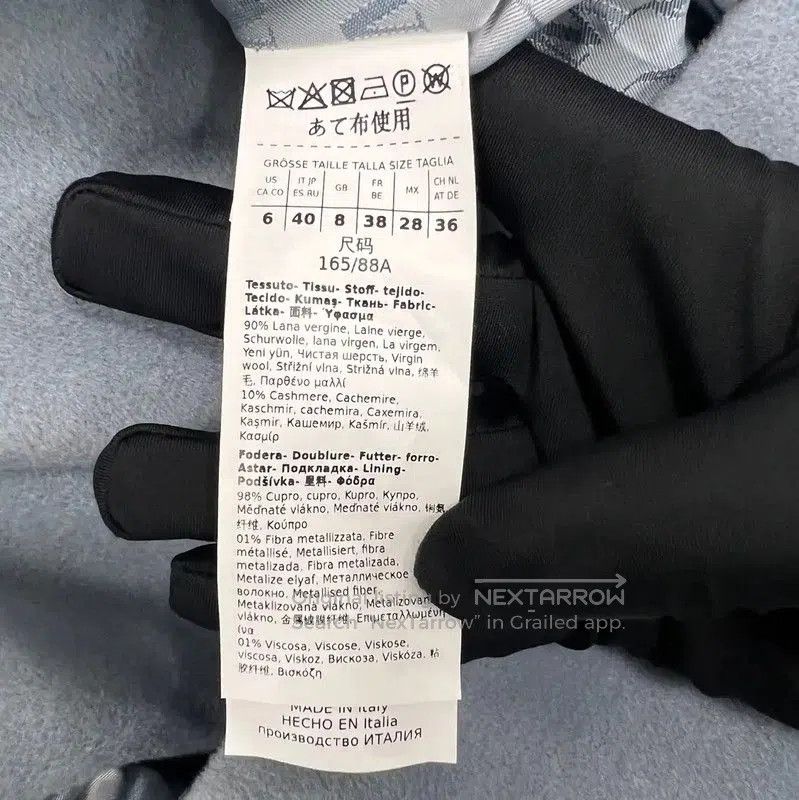 Max Mara MaxMara Sea Blue Cashmere Women's Coat . Size L / US 10 / IT 46 - 4 Thumbnail