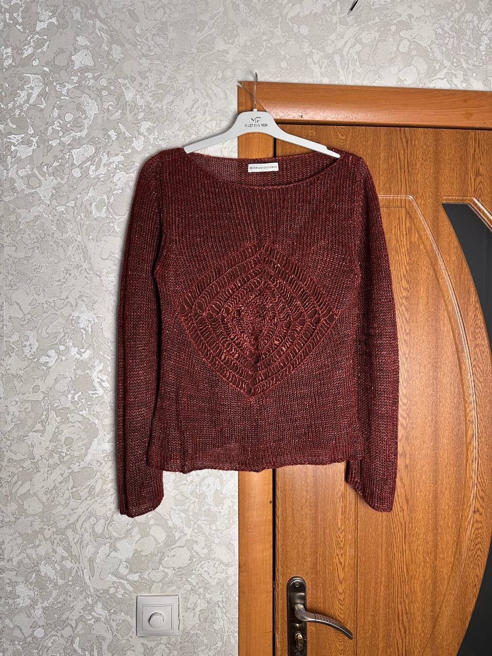 Brunello Cucinelli Brunello Cucinelli Vintage Sculptural Knit Sweater Panel Size XL / US 12-14 / IT 48-50 - 1 Thumbnail