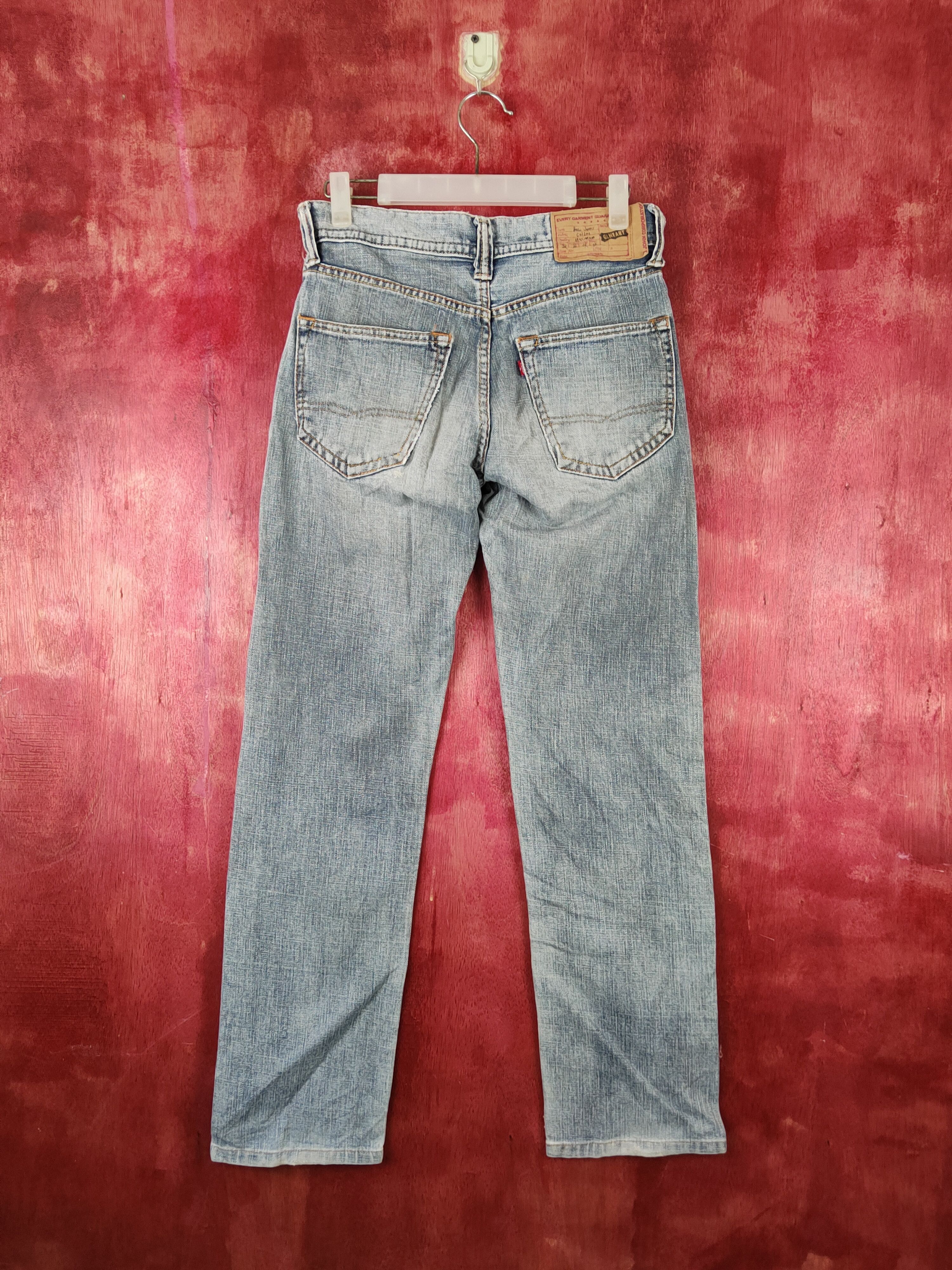 Japanese Brand GLHeart Blue Faded Distressed Ripped Jeans #S1804 Size 29" - 7 Thumbnail