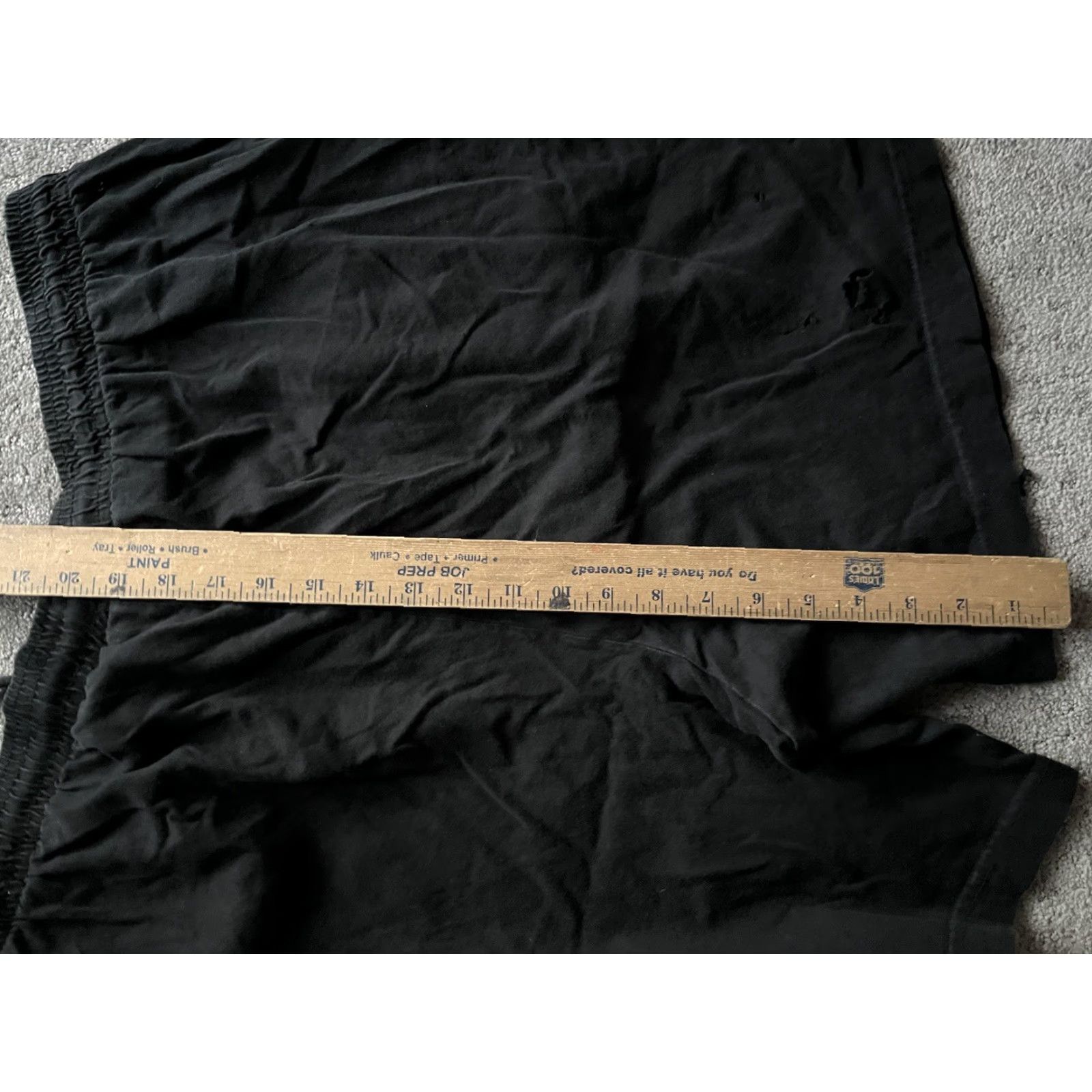 Reebok VINTAGE Reebok Black Shorts Basketball Athletic 2XL Adult Men Elastic Waist Drawstring 6.5in Inseam Solid Polyester Size US 39 - 5 Thumbnail