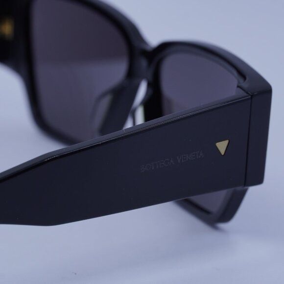 Bottega Veneta Bottega Veneta BV1285S 001 Sunglasses Black Square Frame Size ONE SIZE - 9 Thumbnail