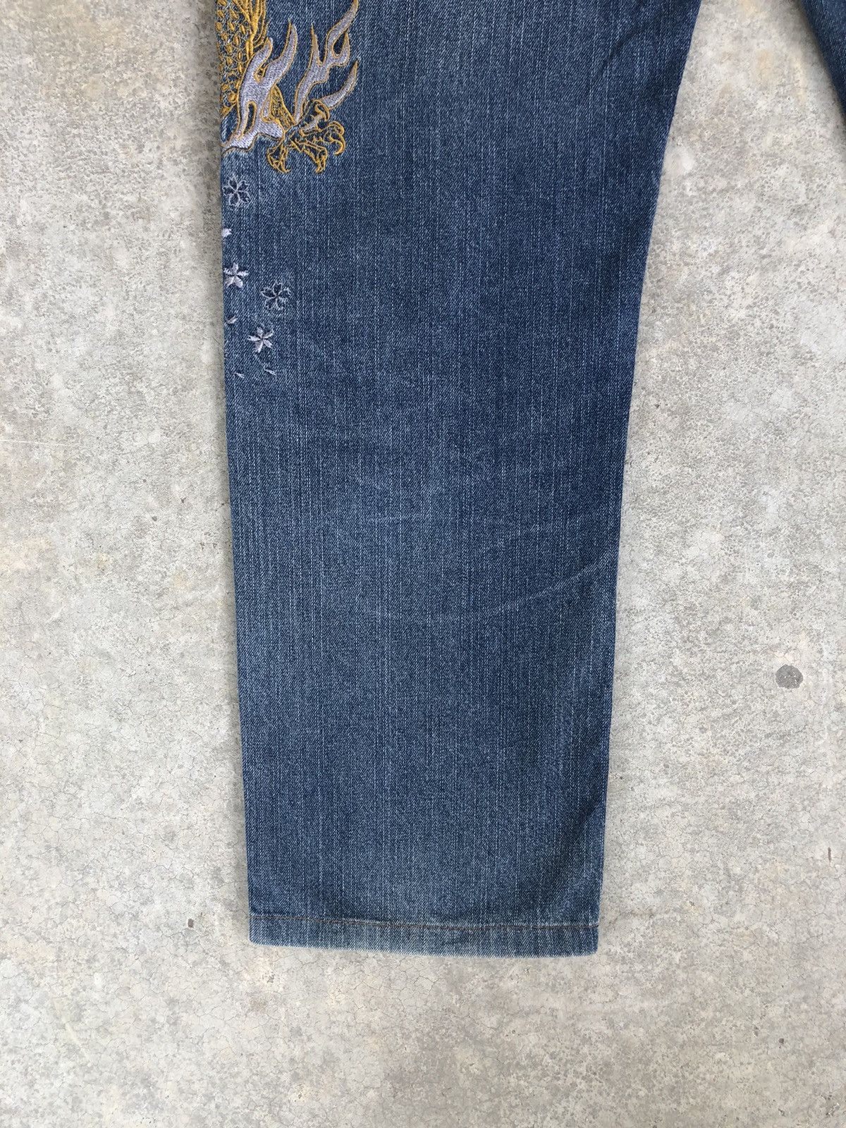 Japanese Brand Japanese Buden Dragon Embroidered Jeans Distressed Size US 32 / EU 48 - 11 Thumbnail