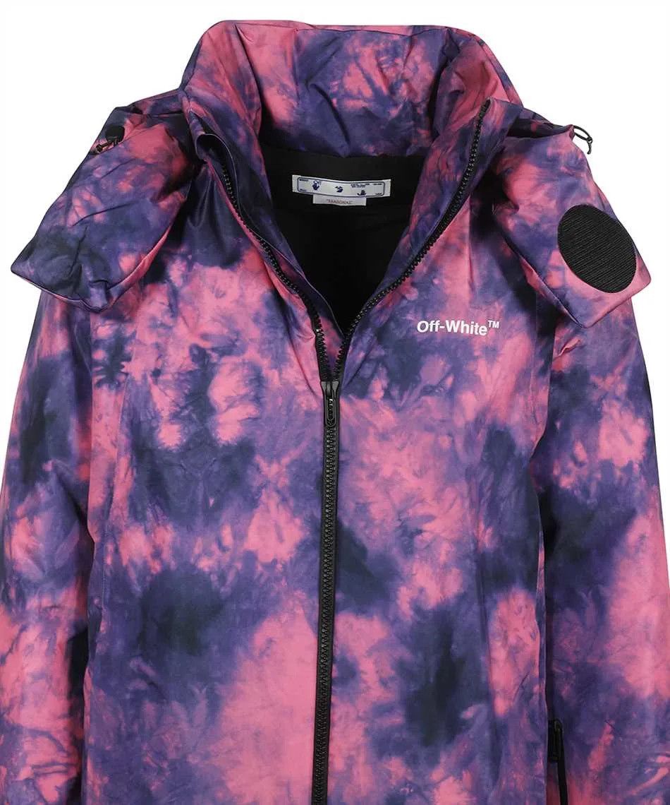 Off-White o1y0225 Logo Shell Hooded Jacket in Multicolor Size US S / EU 44-46 / 1 - 2 Thumbnail