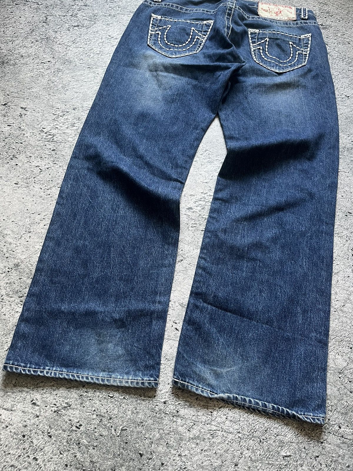 True Religion × Vintage Rare Flared Distressed True Religion